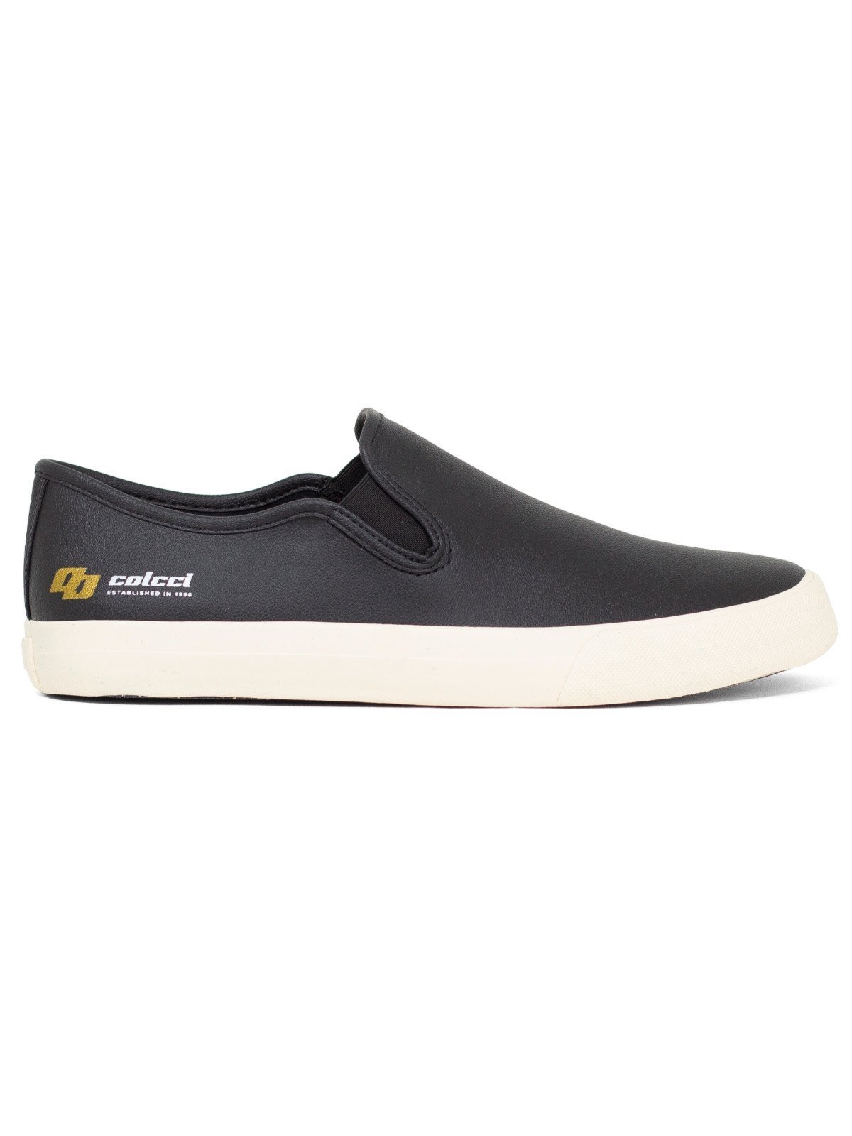 Tênis Masculino Slip On Colcci Casual Grafic Calce Fácil Confortável Elástico 001 Preto