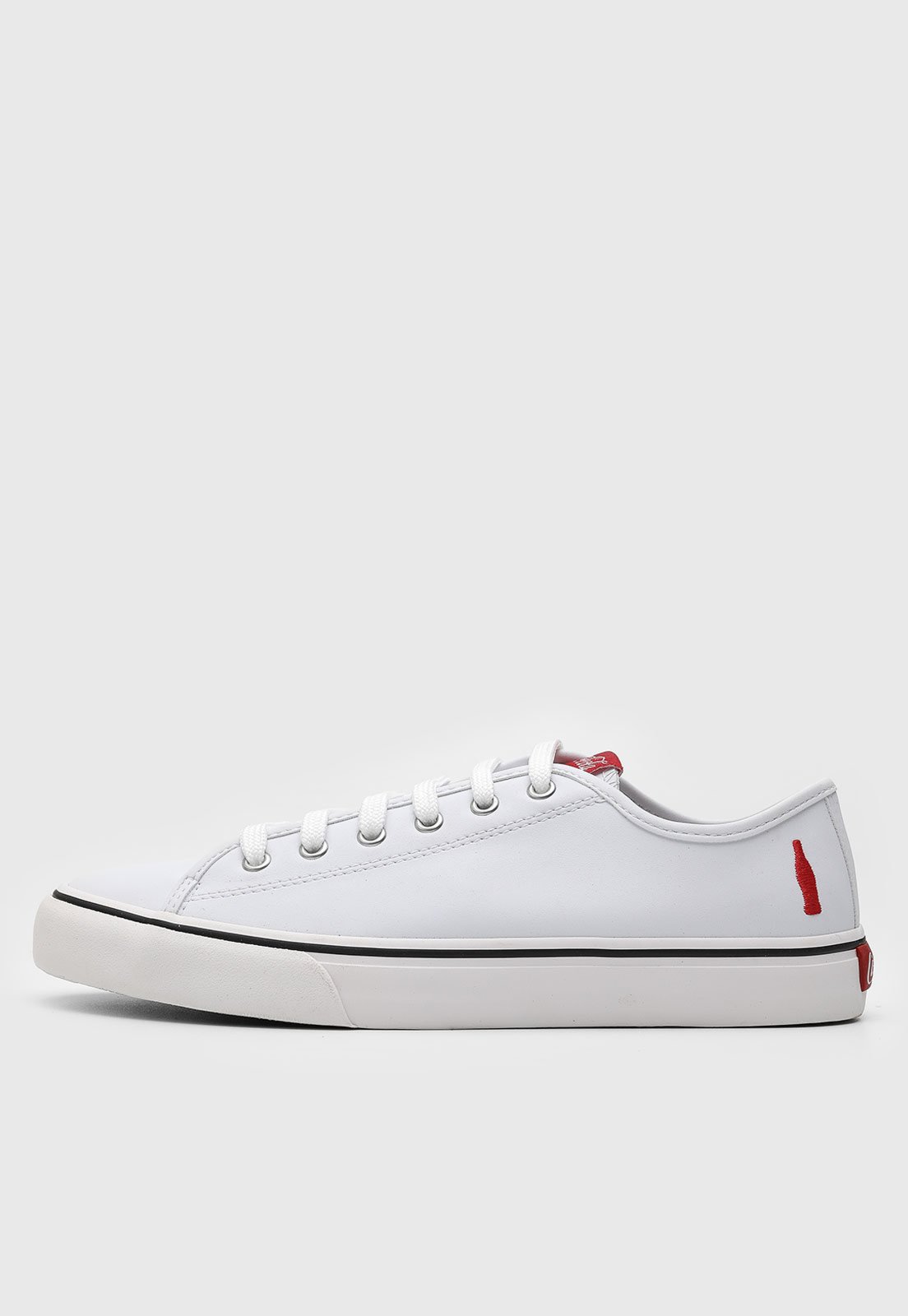Tênis Material Fácil de Limpar Coca Cola Sunny Town Branco