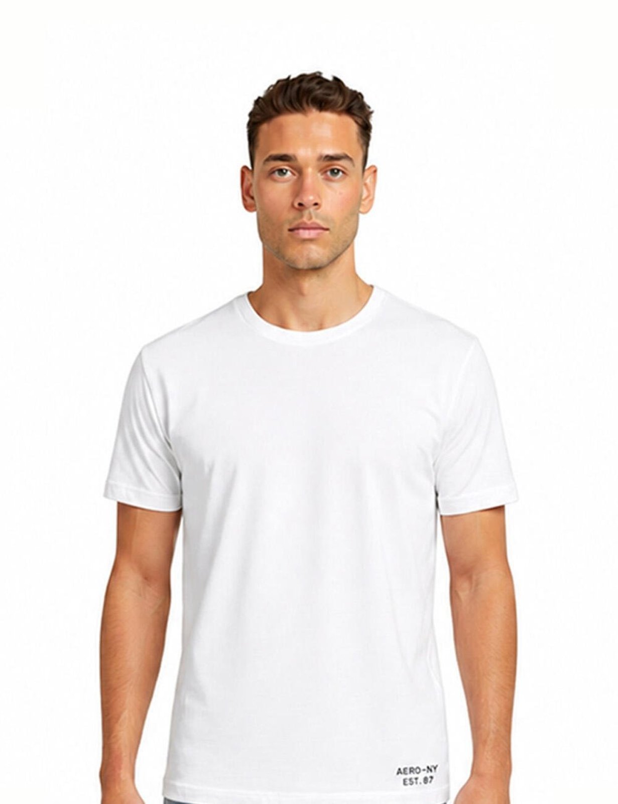 Camiseta Manga Curta Masculino Modal Aéropostale 871301262-4 Branco