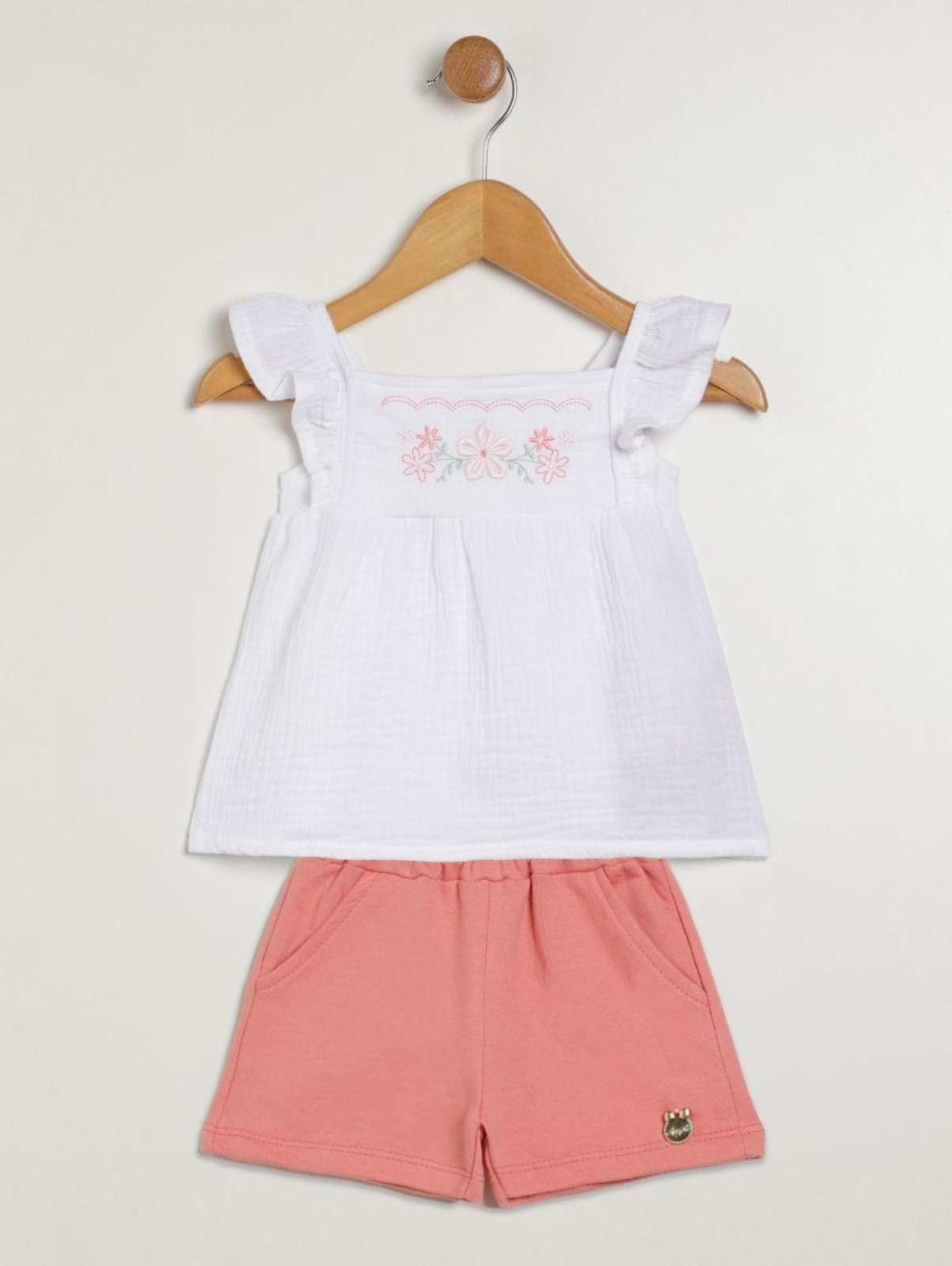 Infantil - Conjunto Curto Para - BRANCO