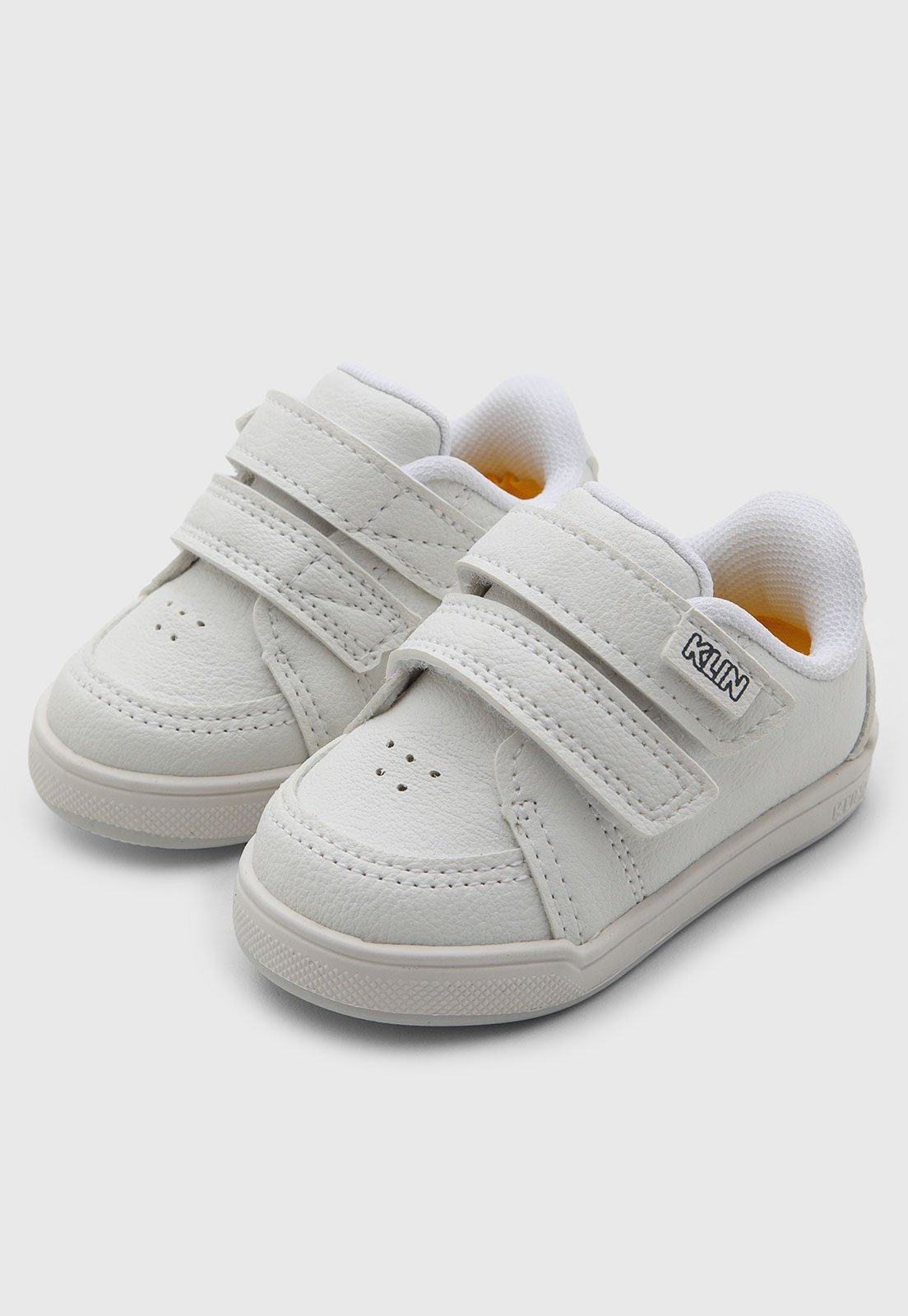 Infantil - Tênis Klin Cano Baixo Branco