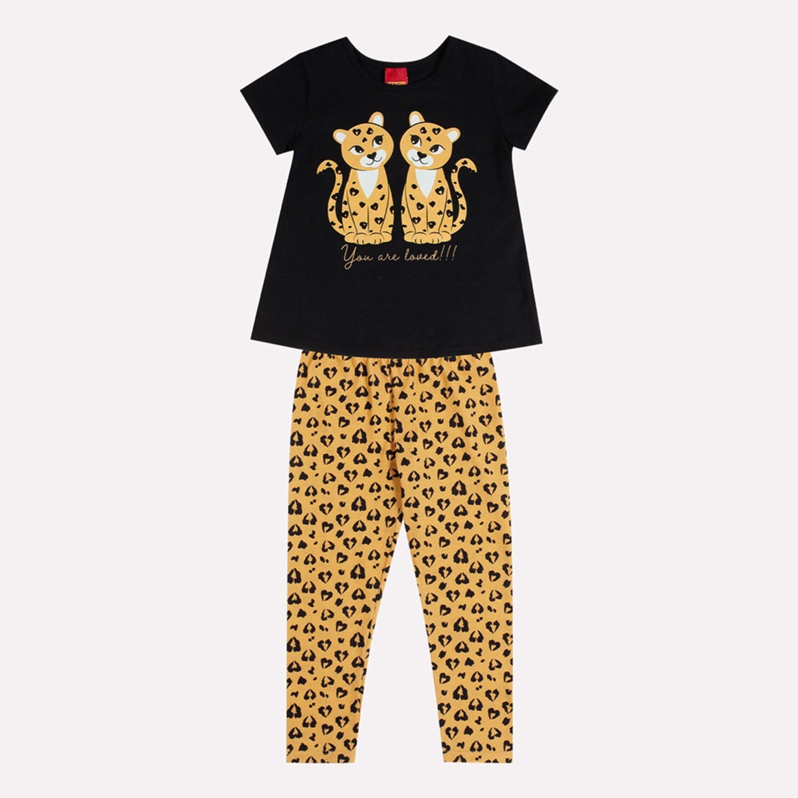Infantil – Conjunto Menina Animal Print Kyly