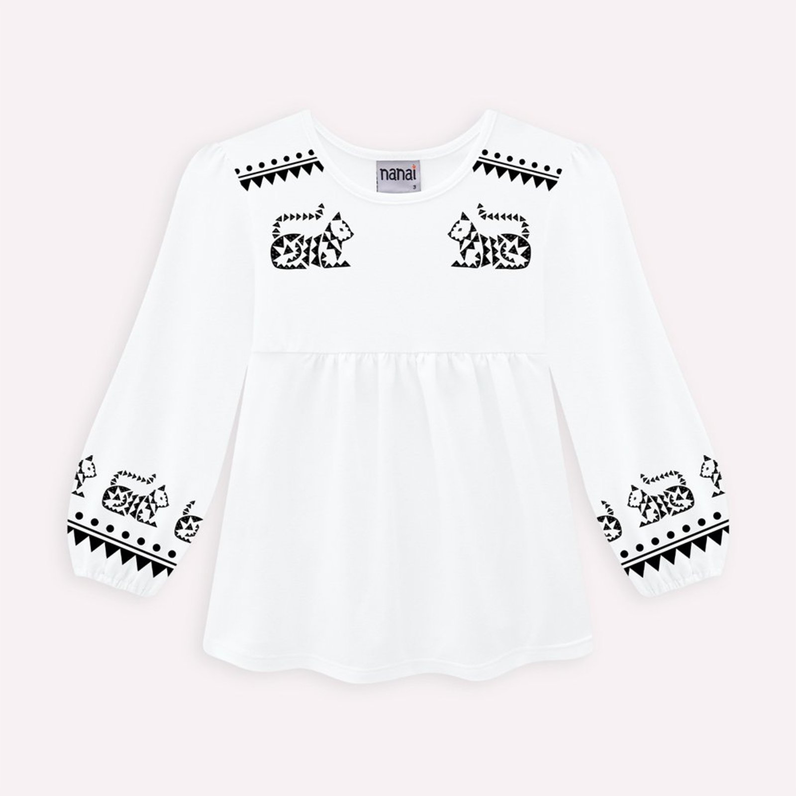 Infantil - Blusa Menina Gatinhos Nanai
