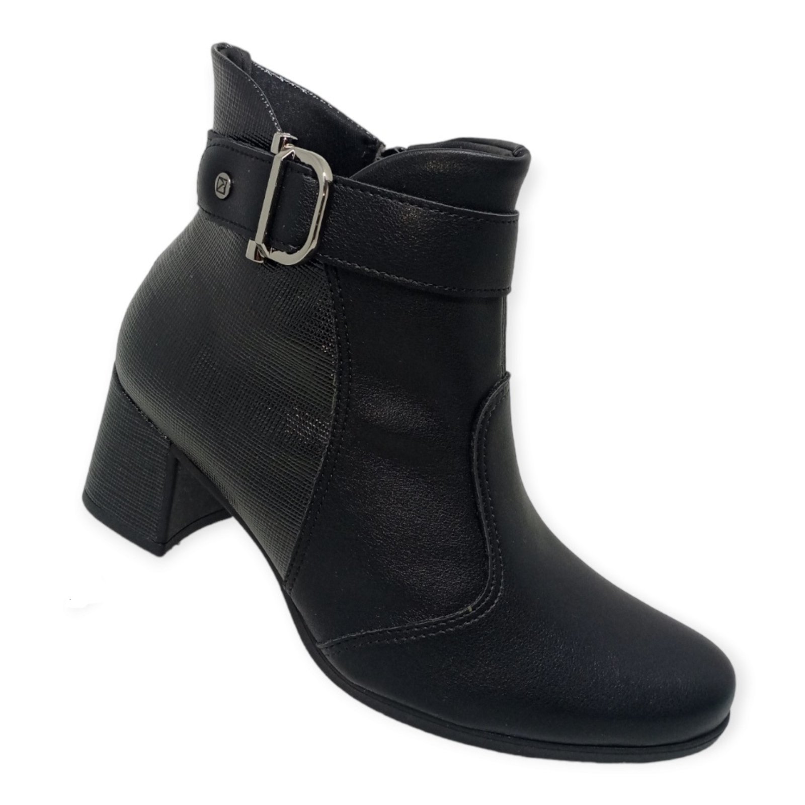 Bota Cano Curto Piccadilly 654035-5 Preta