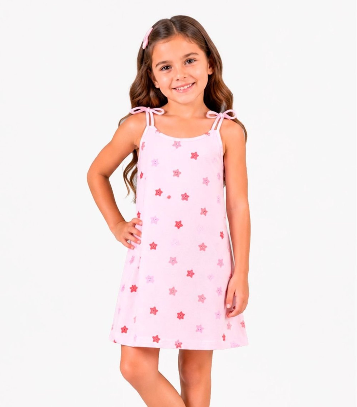 Infantil - Vestido Com Alça Select Rosa