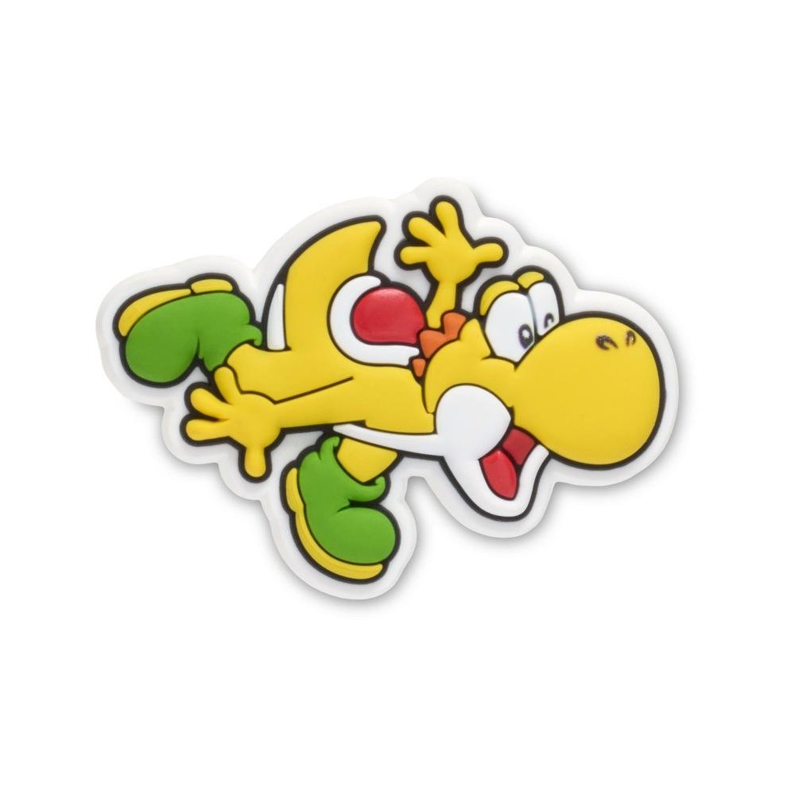 Infantil - Jibbitz™ Yoshi Amarelo Único Branco