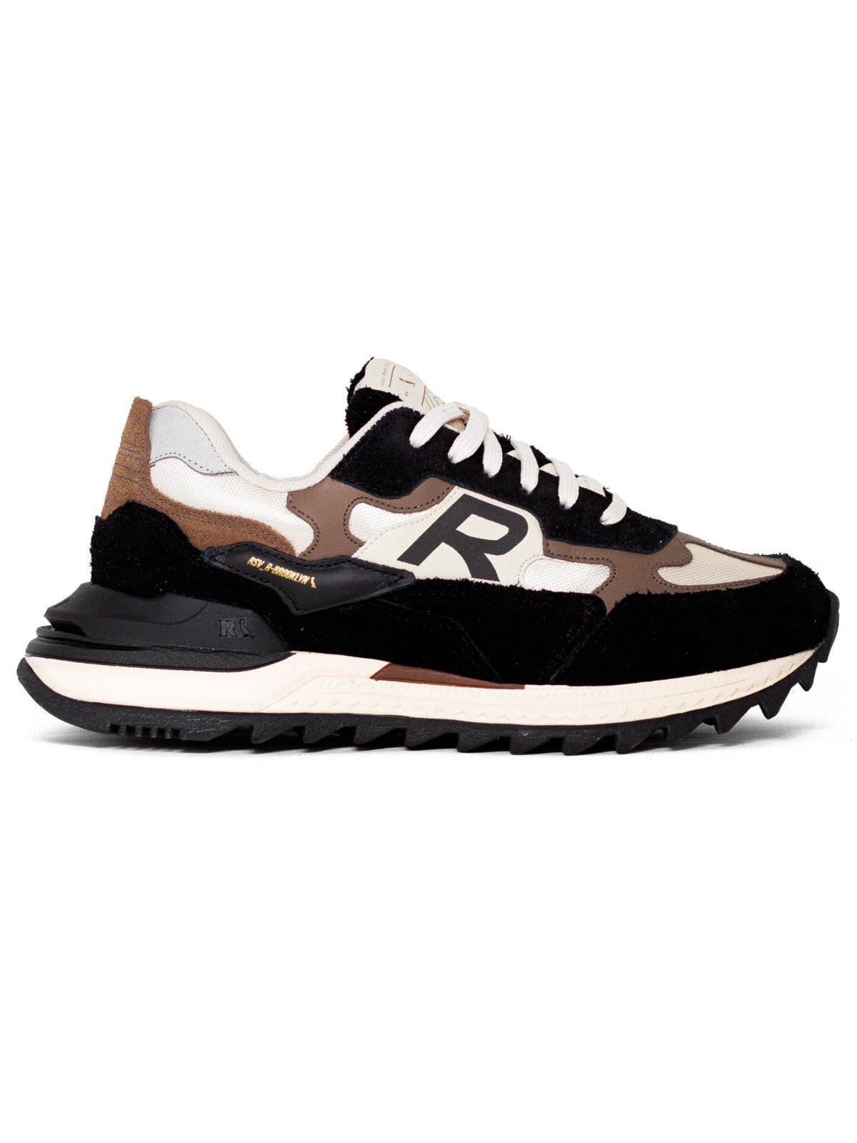 Tênis Reserva RSV R-Brooklyn Sneaker Chunky Confortável Preto Beige