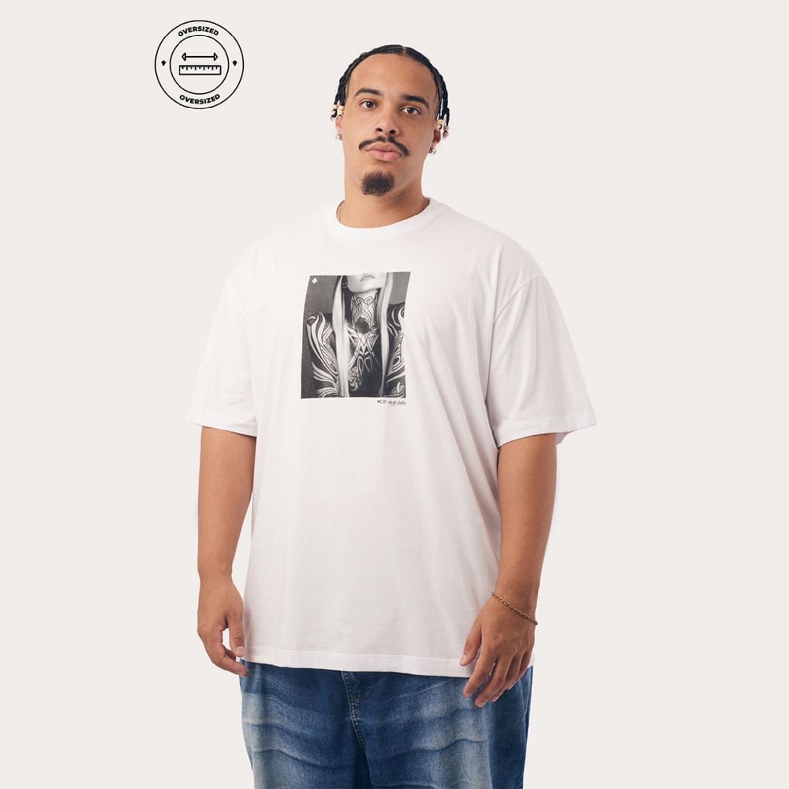 T-Shirt Mcd 30 Anos Body Tatto Oversized