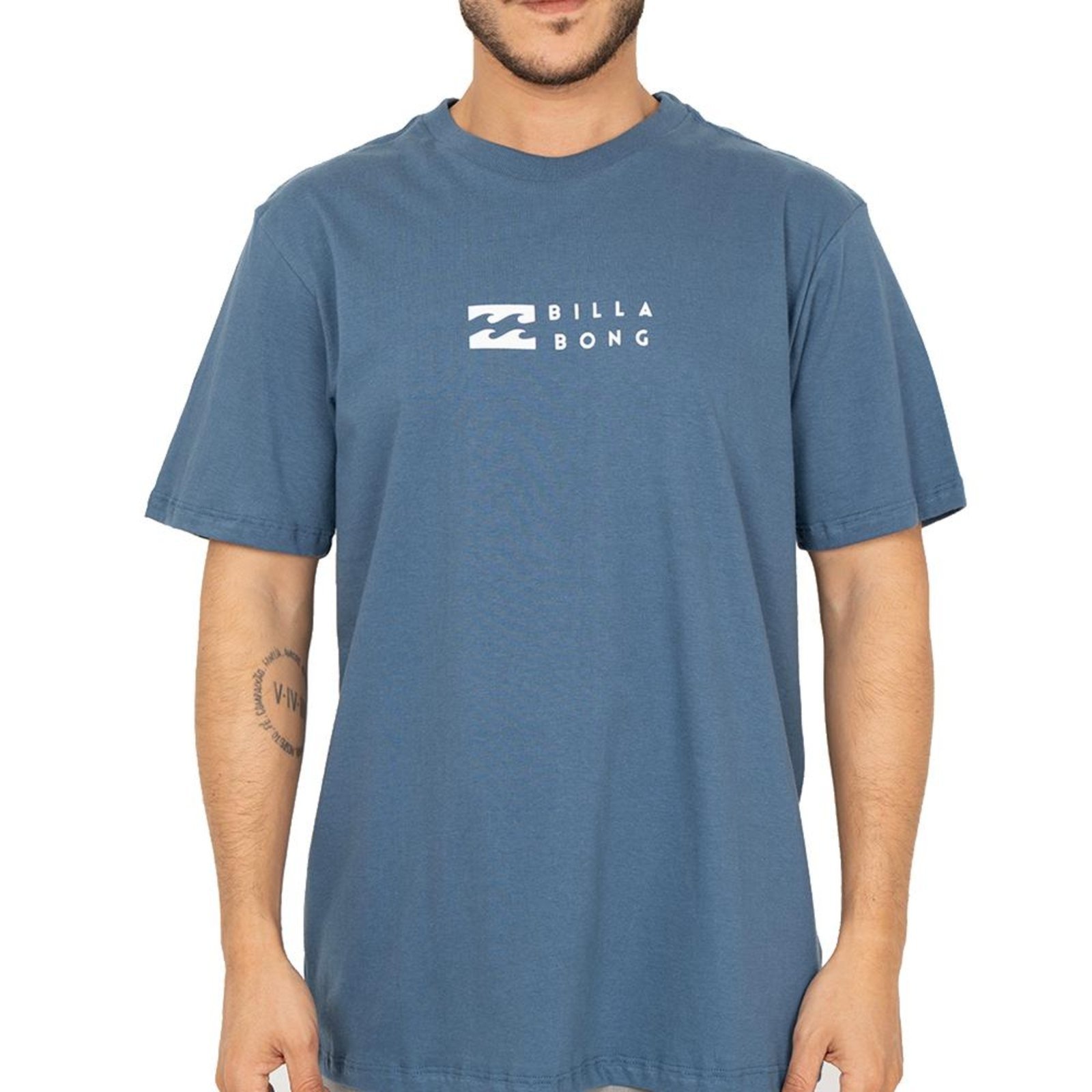 Camiseta Billabong United SM26 Masculina Azul