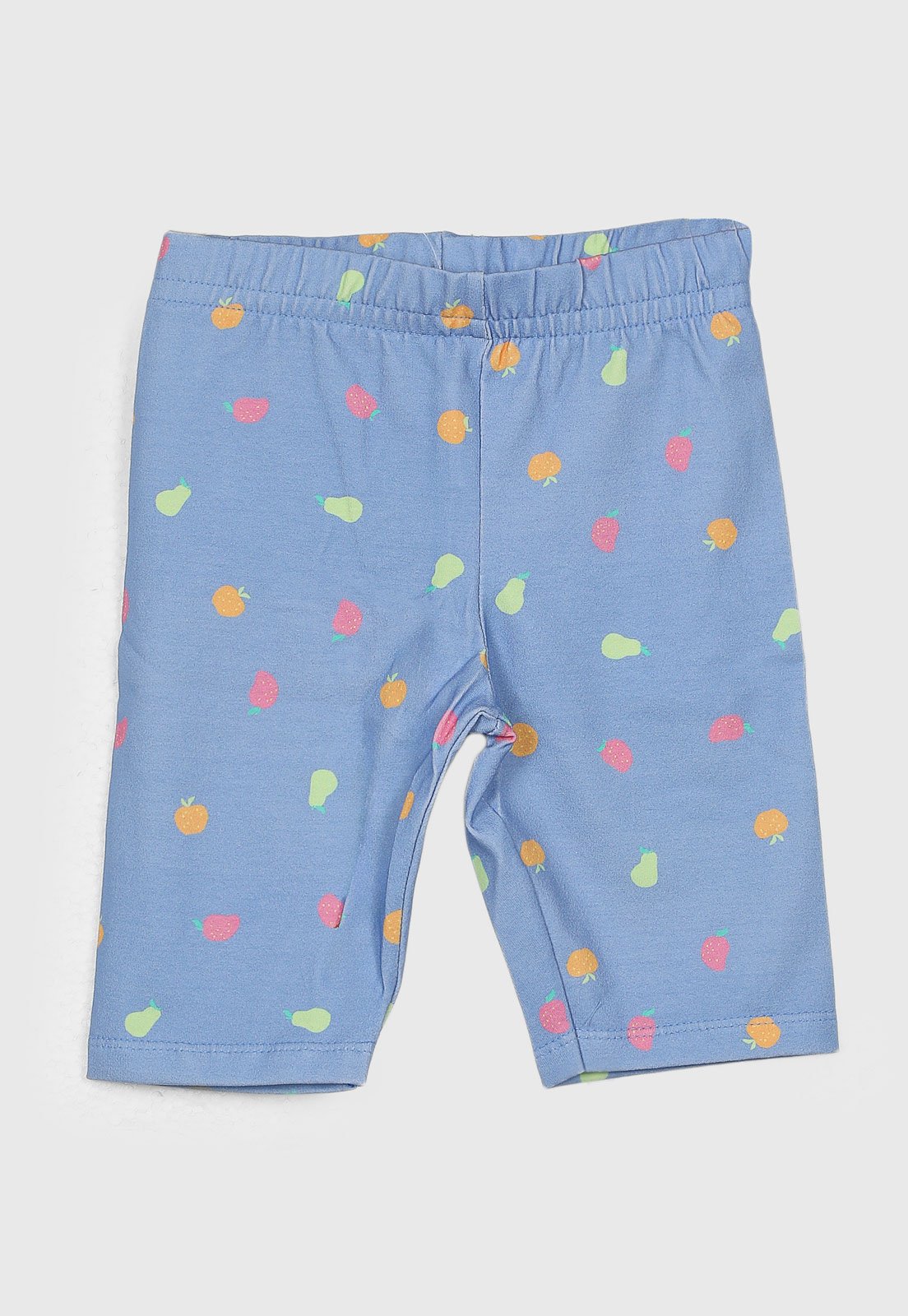 Infantil - Short Brandili Estampa de Frutas Azul