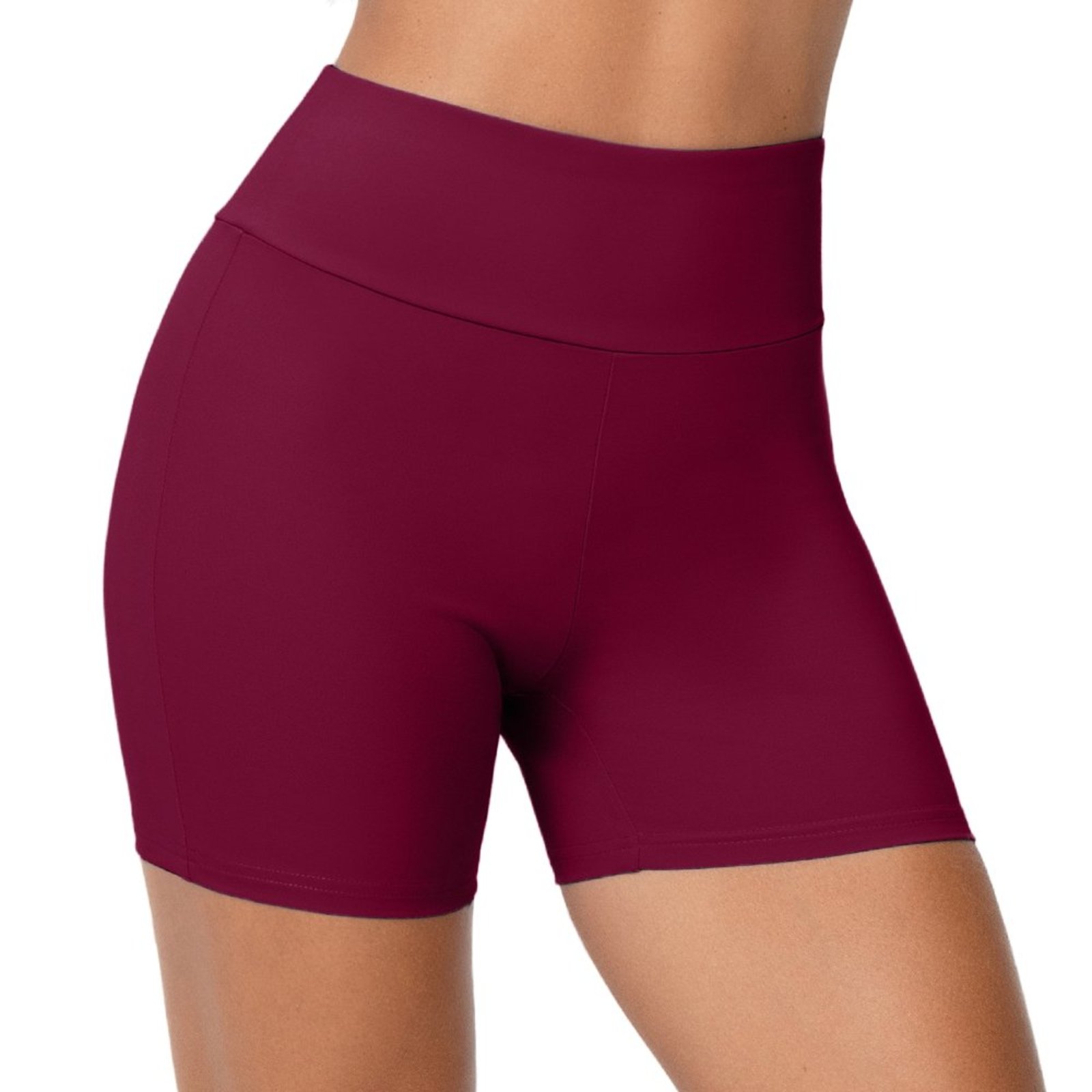 Short Fitness Compressão Cós Anatômico Vermelho