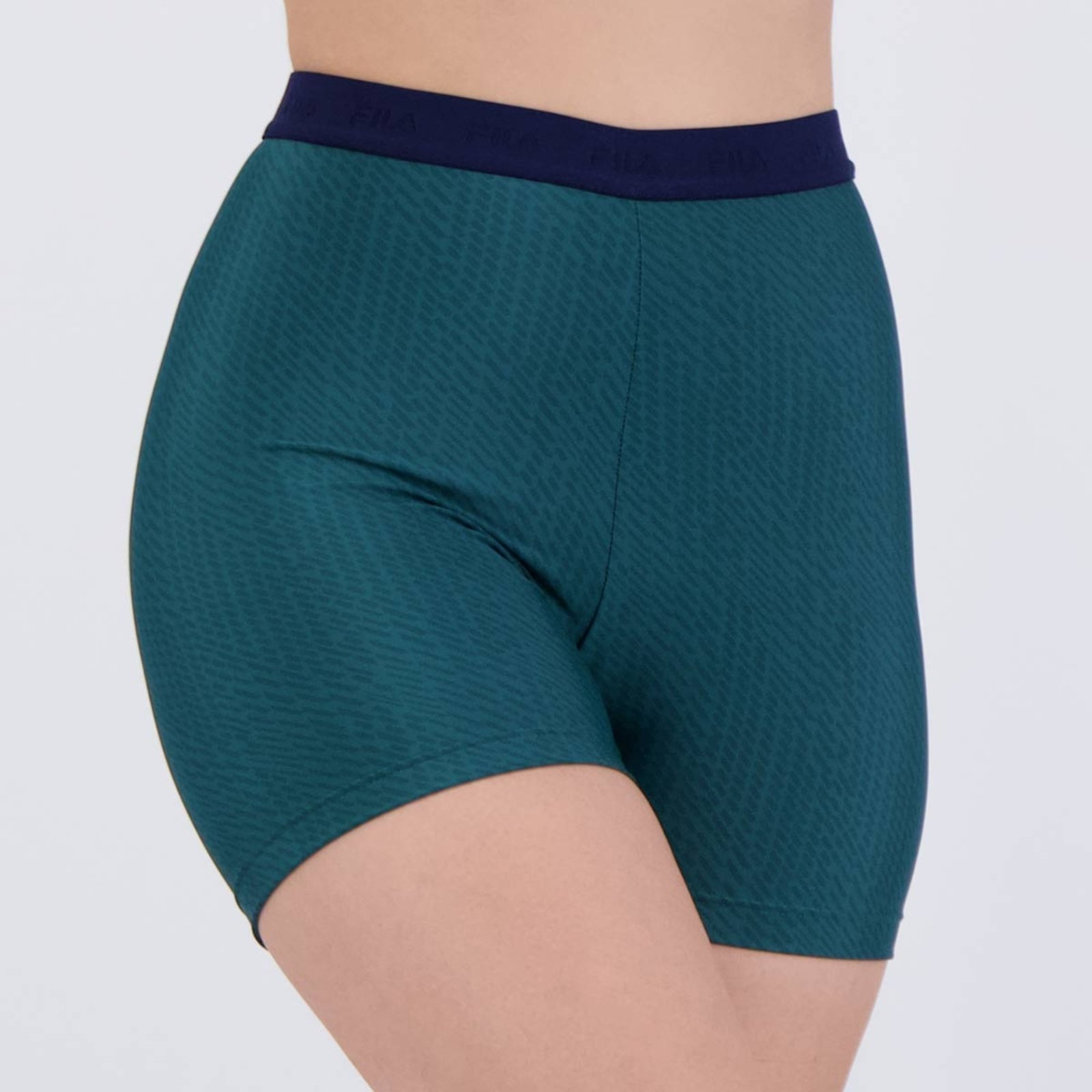 Vista 3 Shorts Fila Train Elastic Feminino verde Fila verde