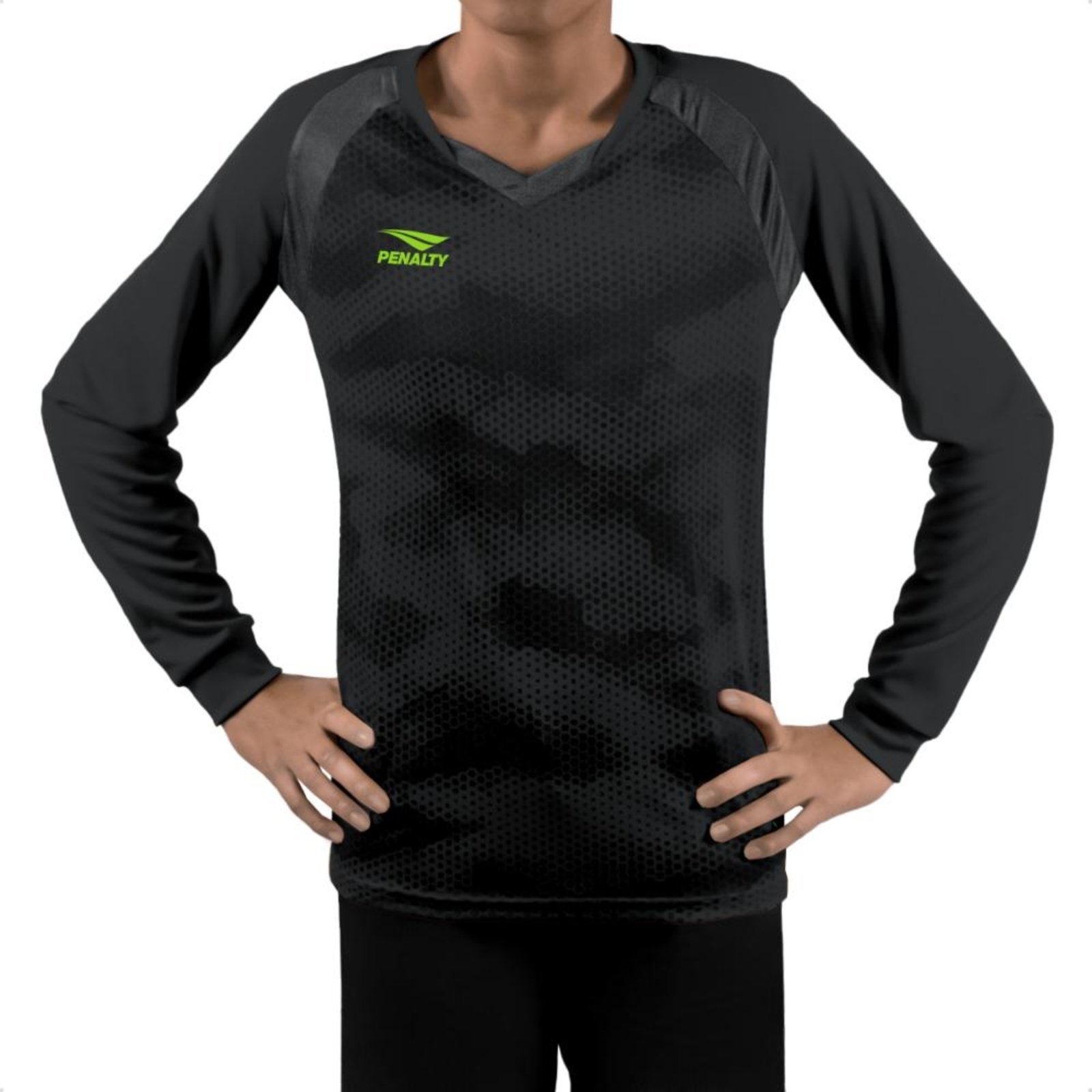 Camisa Penalty Goleiro Delta 127 Juvenil Preto