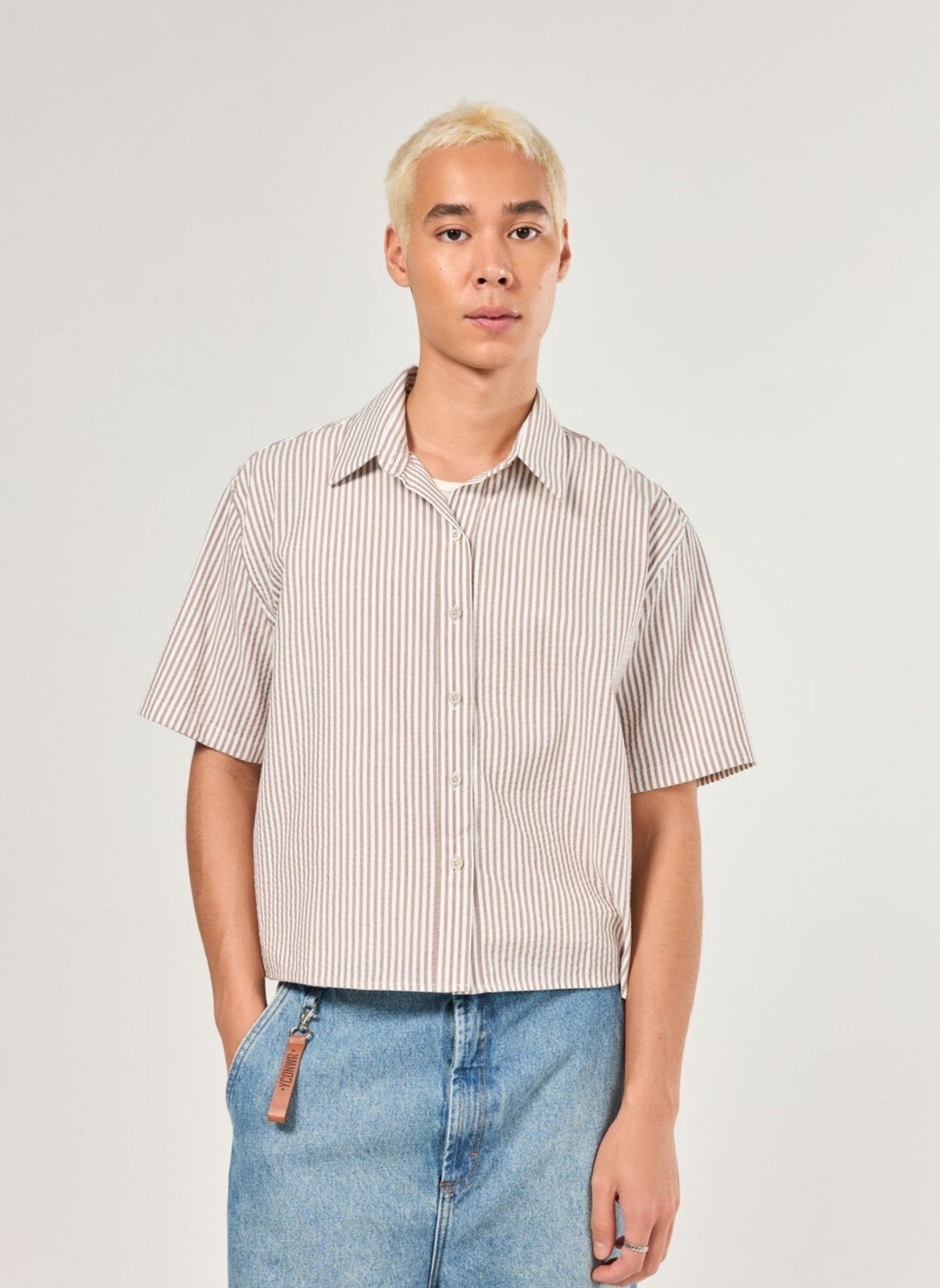 Camisa Box Cropped Listrada