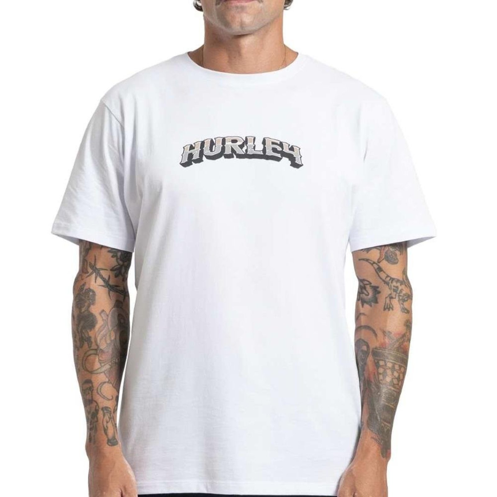 Camiseta Hurley Eagle SM27 Masculina Branco