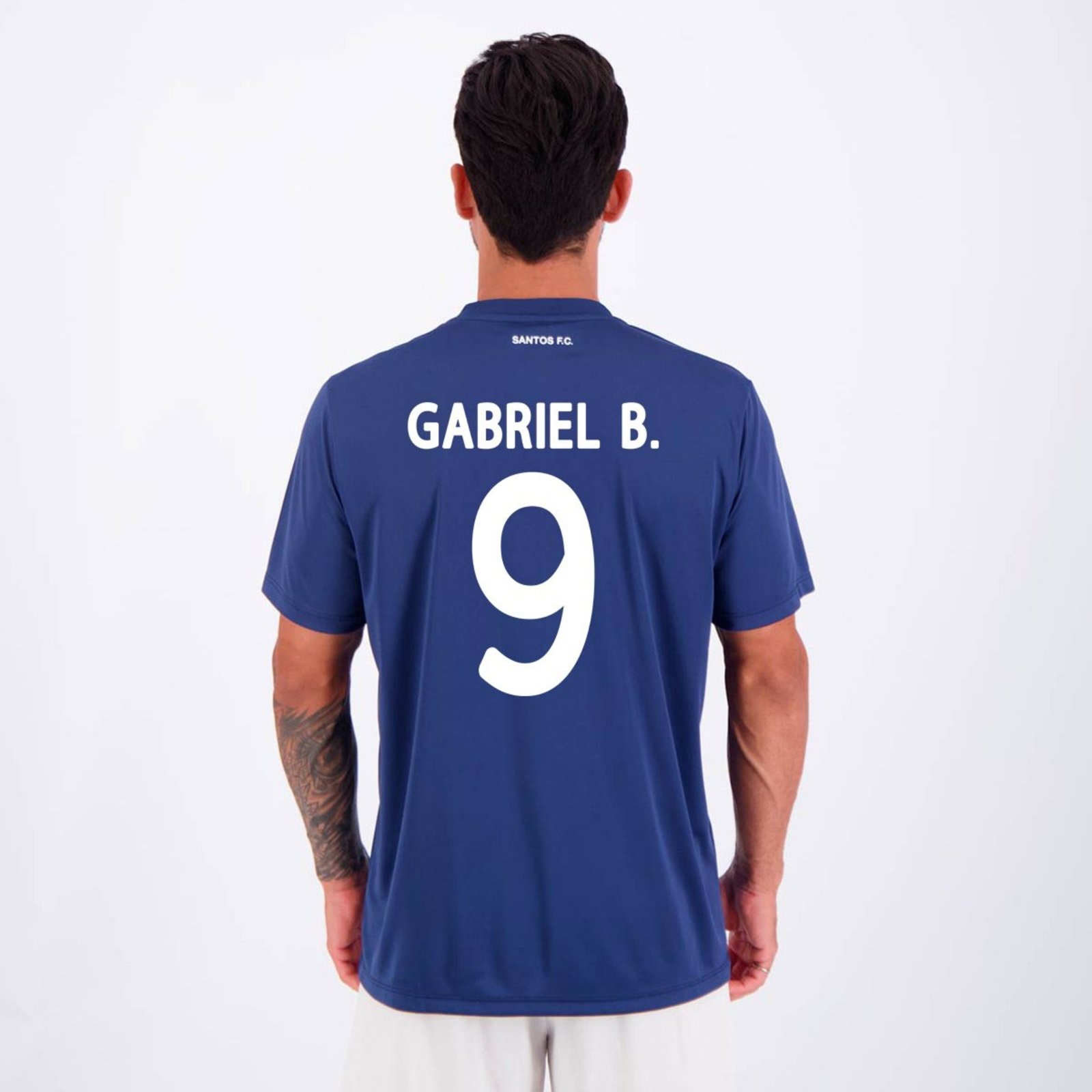 Camisa Santos Fulgor Marinho e Branca 9 Gabriel B.