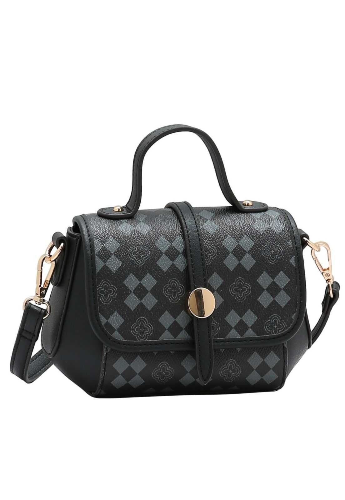 Bolsa Feminina Chenson New Elemento Gráfico 3485300 Preto