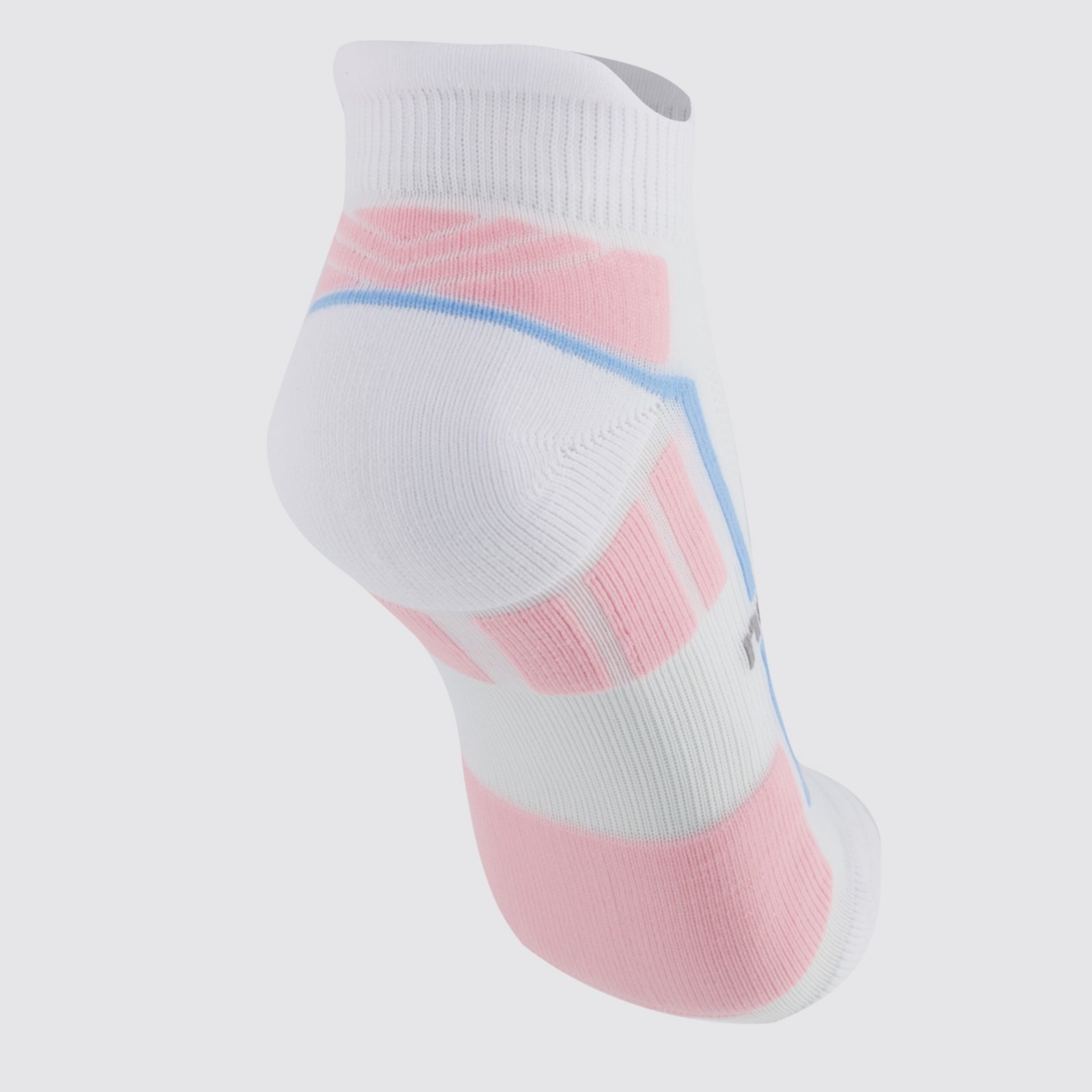 Vista 3 Meia New Balance Cano Invisível Performance Feminina Branca e Rosa branco rosa New Balance branco rosa