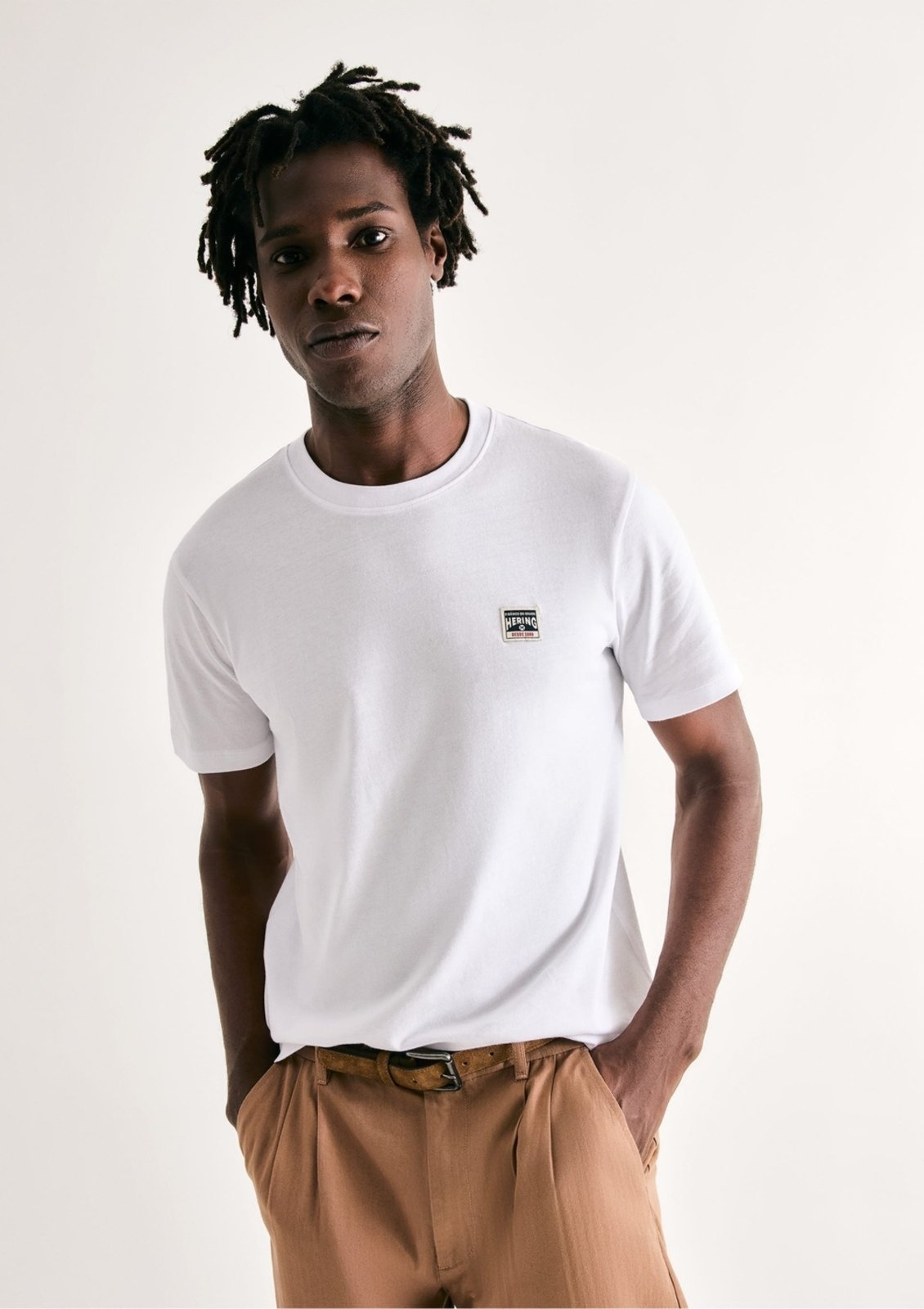 Camiseta Masculina Manga Curta Com Estampa Hering