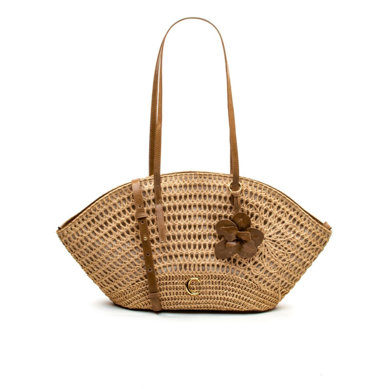 Vista 2 Bolsa Palha Natural Cecconello C2637-2 incolor natural Cecconello incolor natural