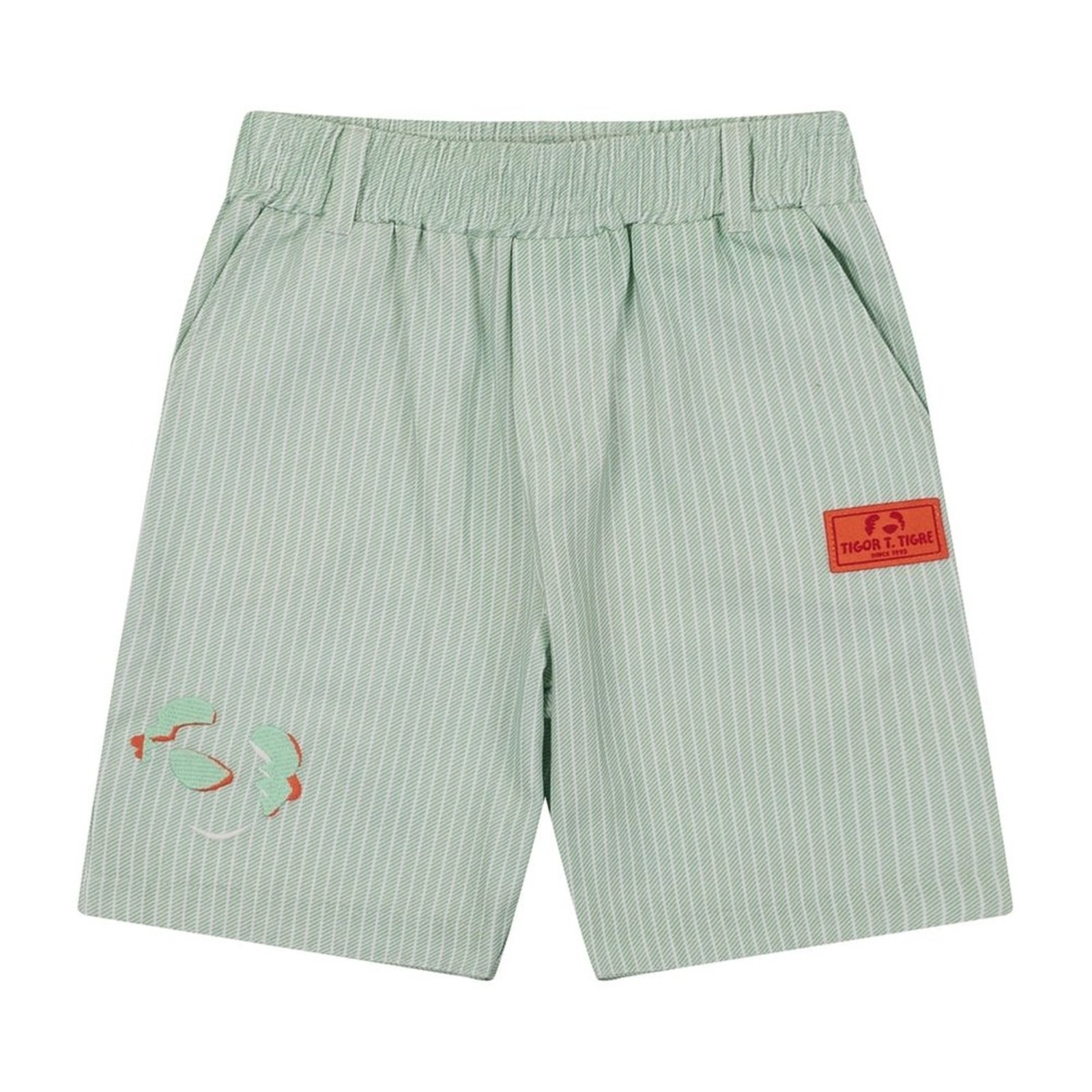 Infantil - Bermuda Listrada Masculina Tigor T. Tigre