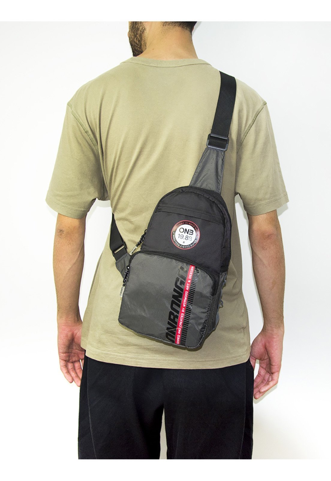 Shoulder Bag Bolsa Transversal Ombro Masculina Onbongo Resistente