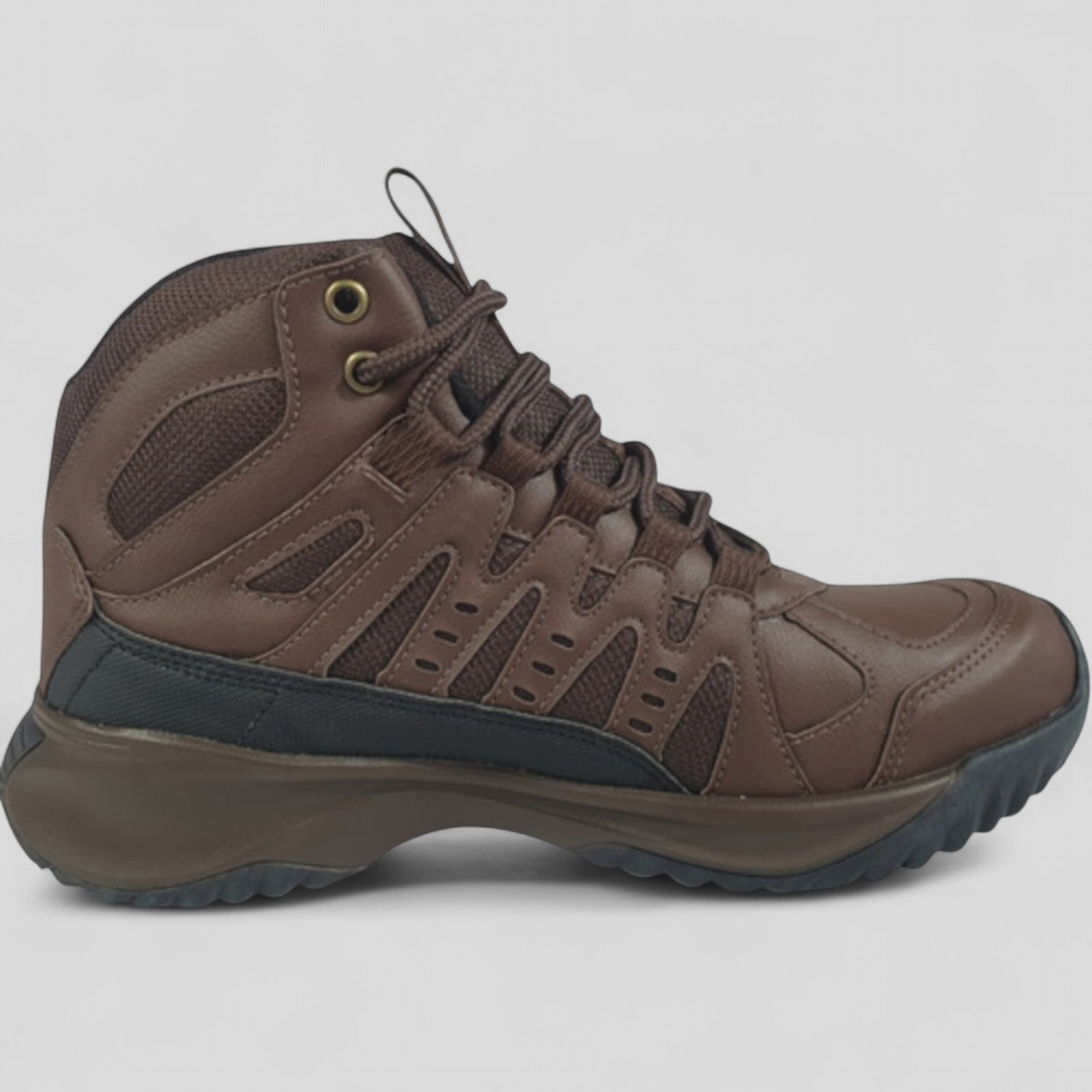 Bota Masculina Adventure Confortavel Para O Dia A Dia 1011 Marrom
