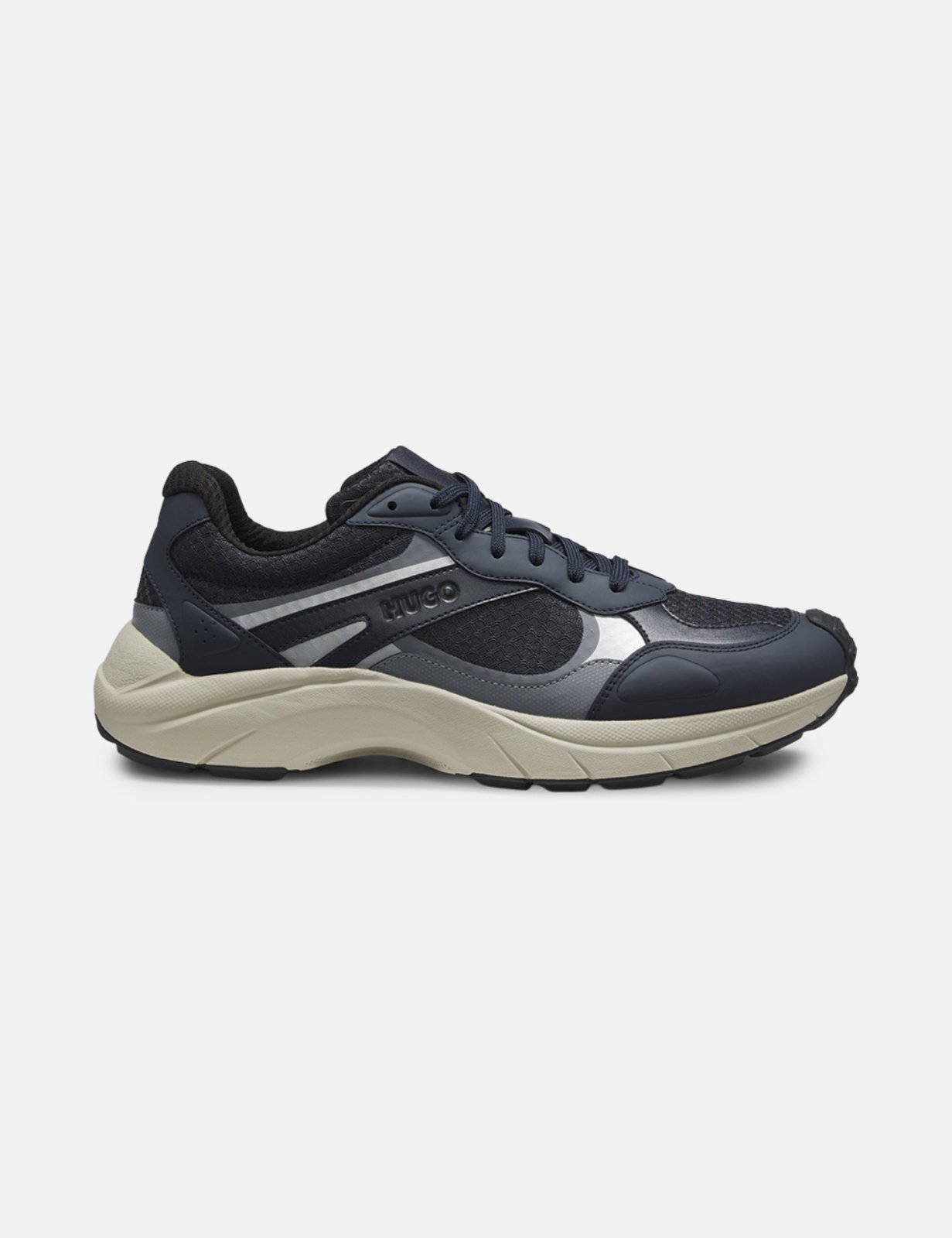 Vista 2 Tênis Hugo Boss Masculino GO2 Merpu azul marinho Hugo Boss azul marinho