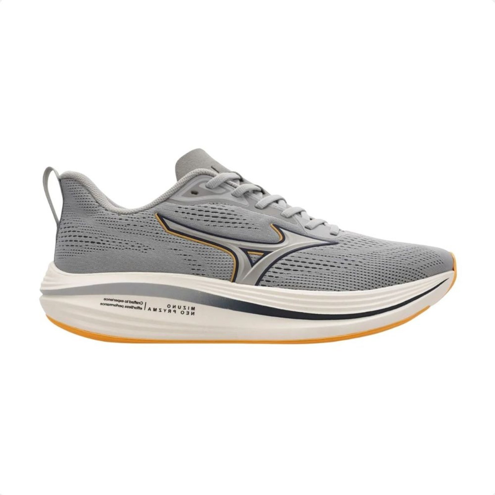 Vista 2 Tênis Corrida Masculino Mizuno Neo Pryzma cinza Mizuno cinza