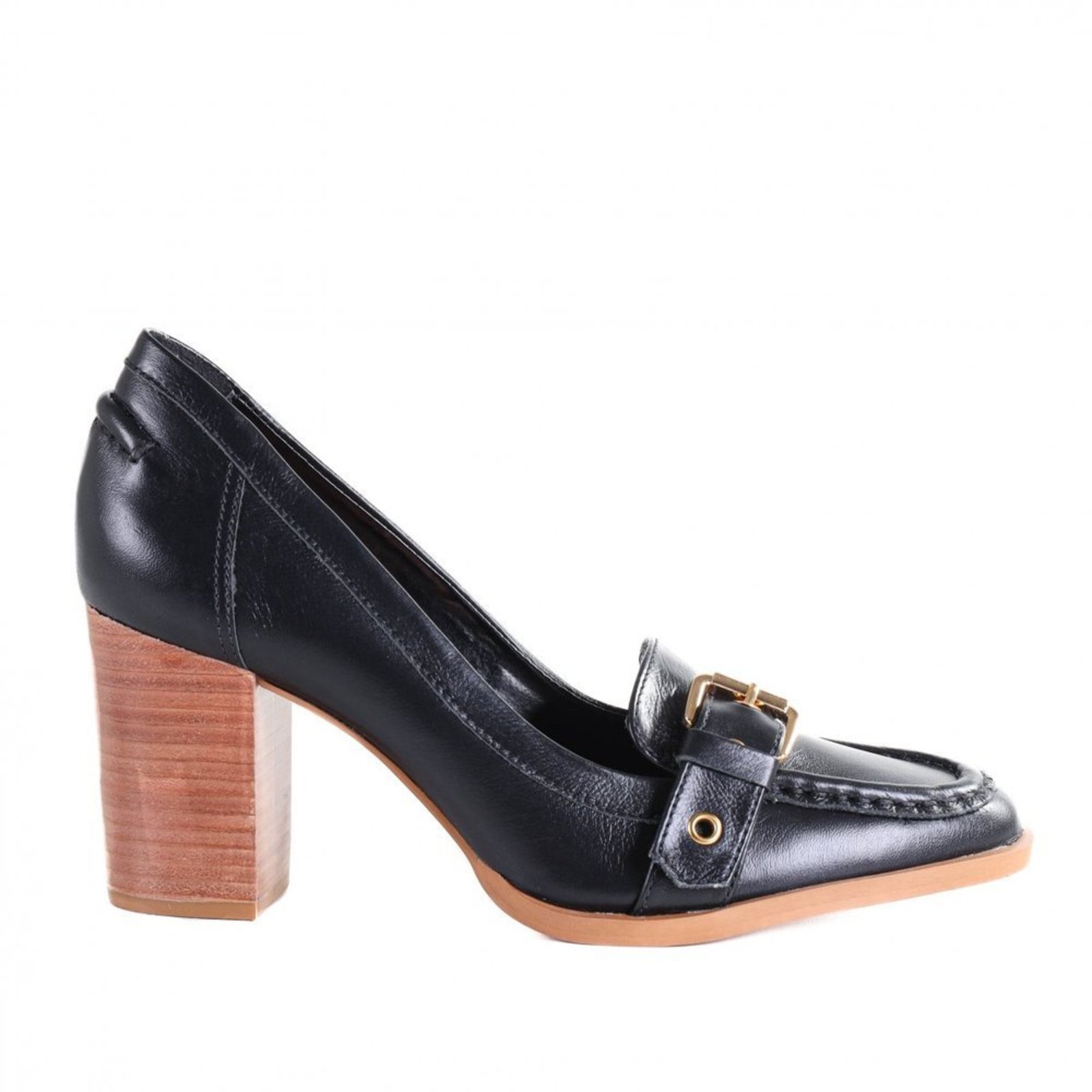 Sapato Feminino Couro Zariff 7060609 Zariff Preto