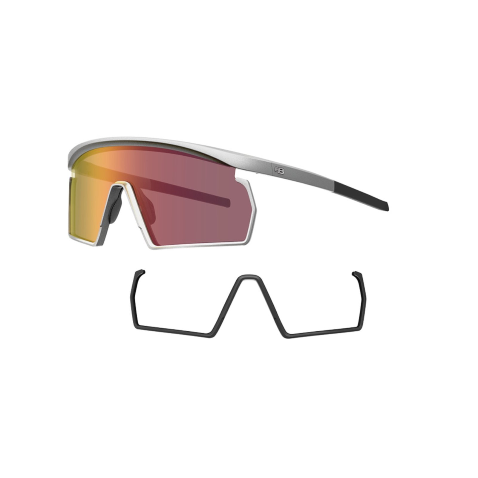 Óculos de Sol Esportivo HB Spinner – Cinza Metalizado 141