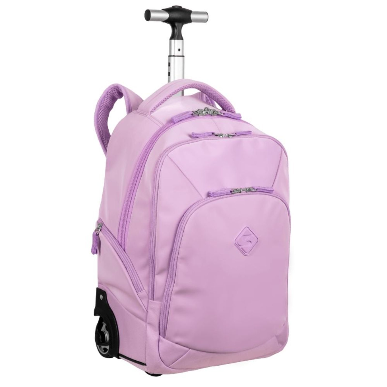 Vista 3 Infantil - Mochila com Carrinho Sestini Rolling 2 Comp Lilás Pérola roxo Sestini roxo