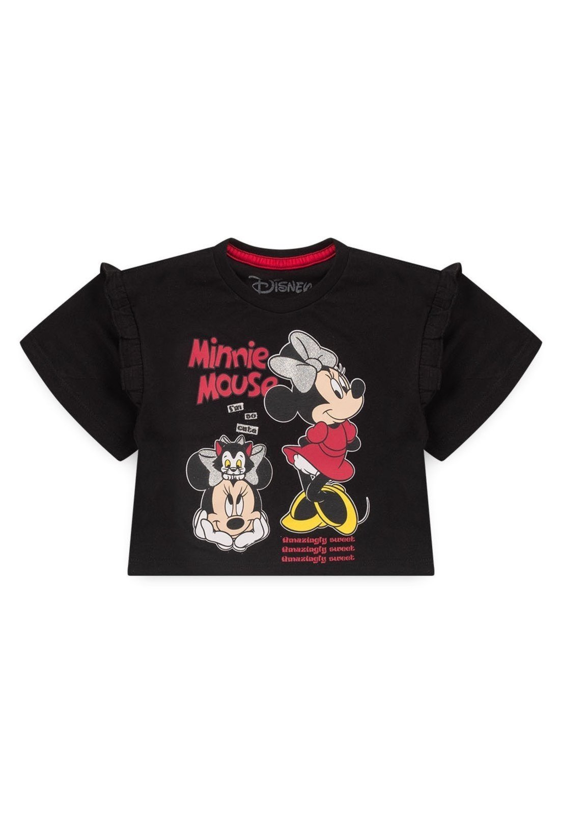 Infantil – Blusa Feminina Babado Minnie Disney®