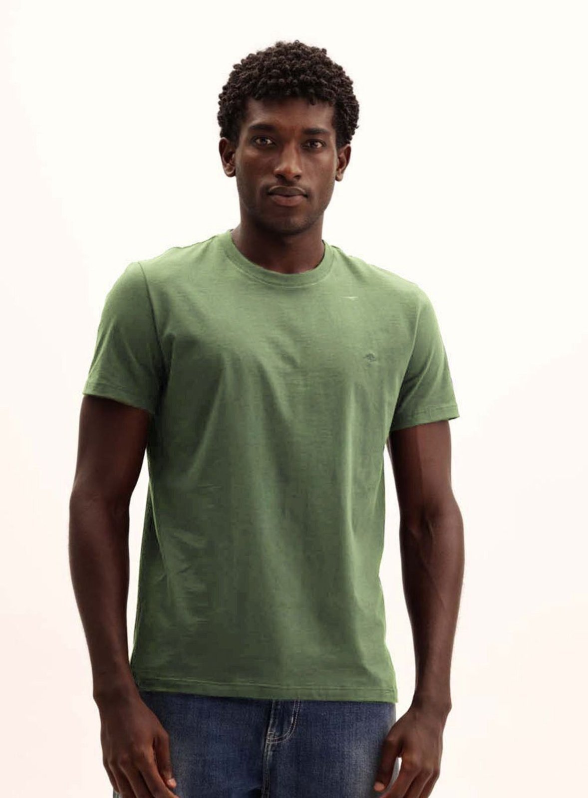 Camiseta Masculina New Meia Malha Strong Triton Verde Dellus