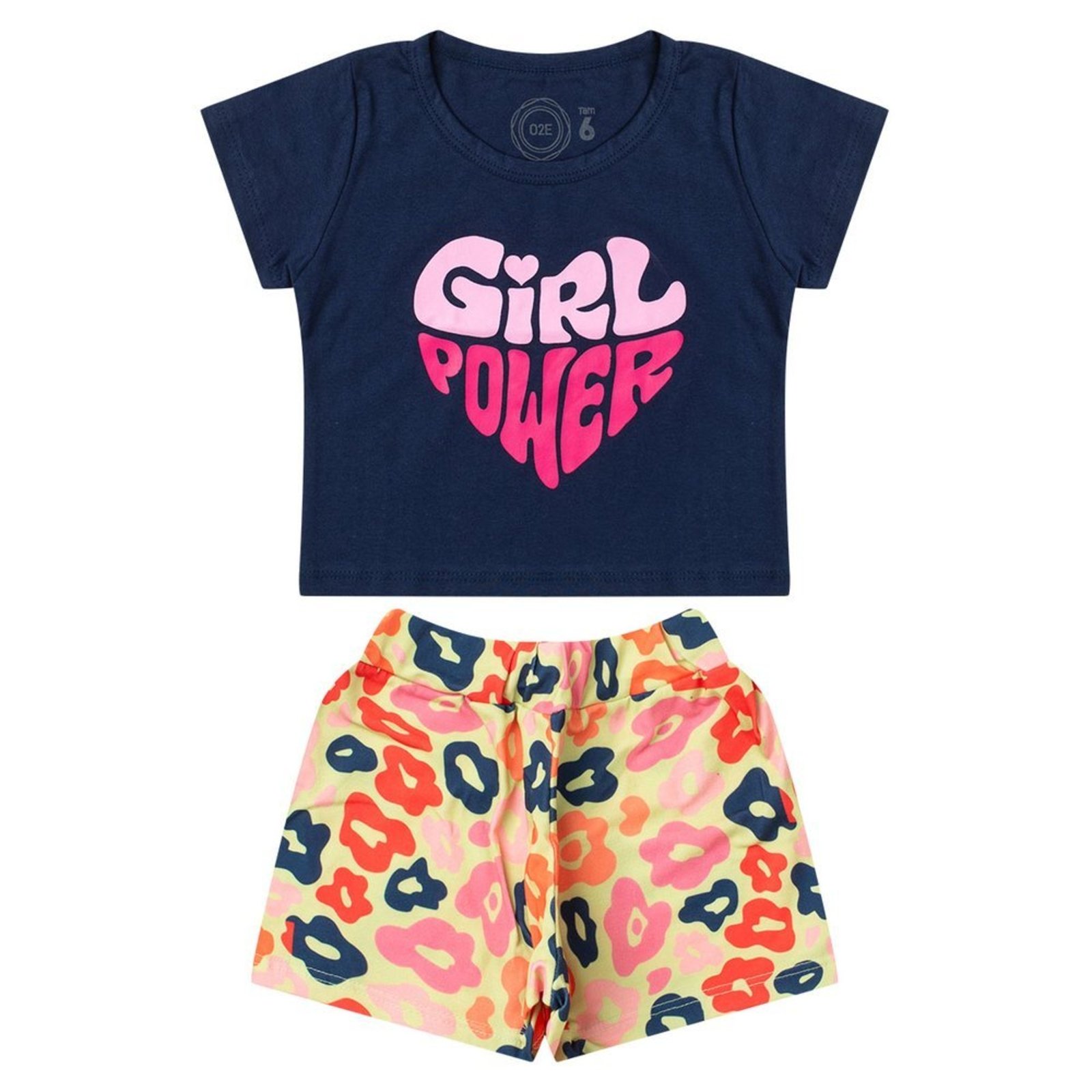 Infantil - Conjunto Menina Girl Power Verão