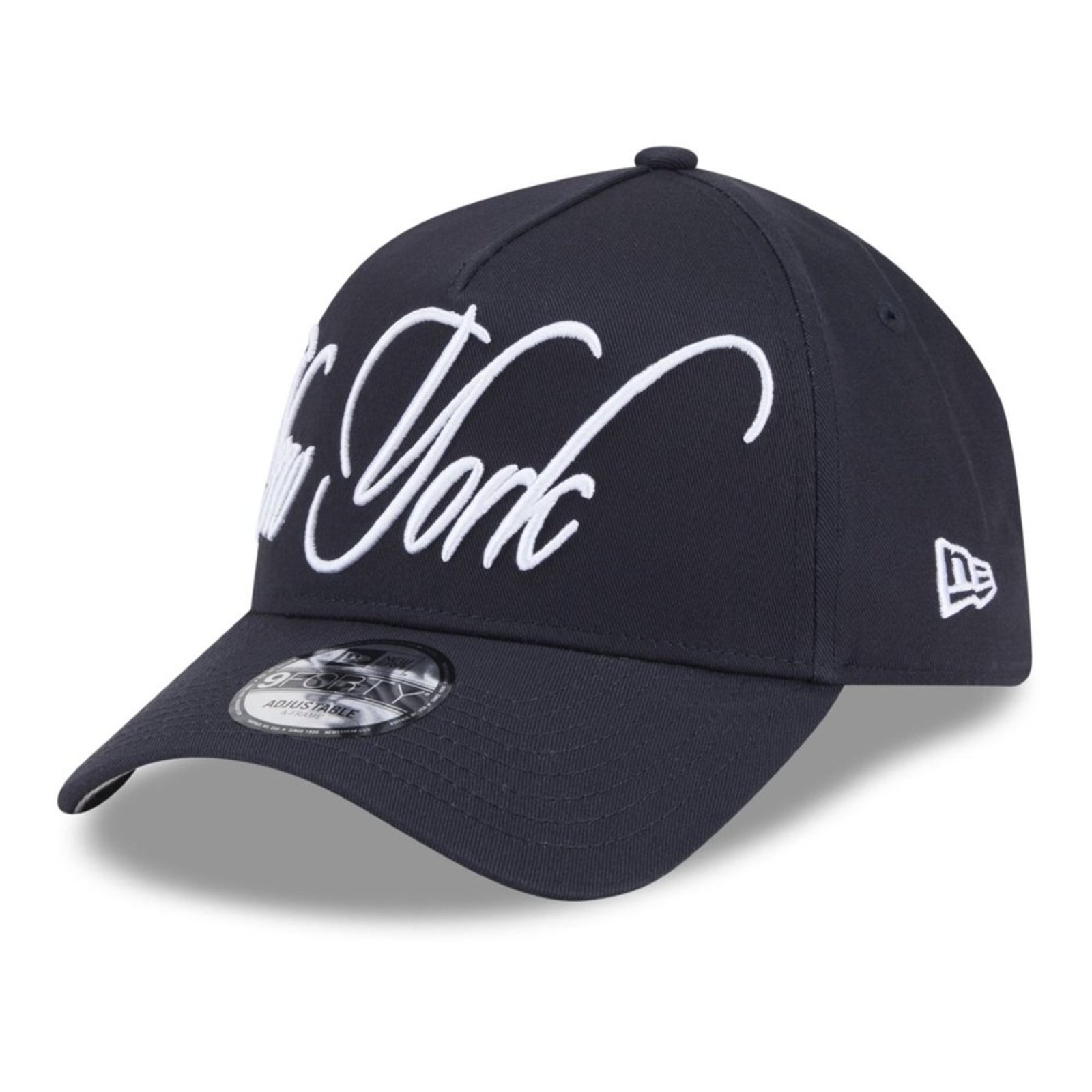 Bone New Era 9FORTY A-Frame New York Yankees Calligraphy