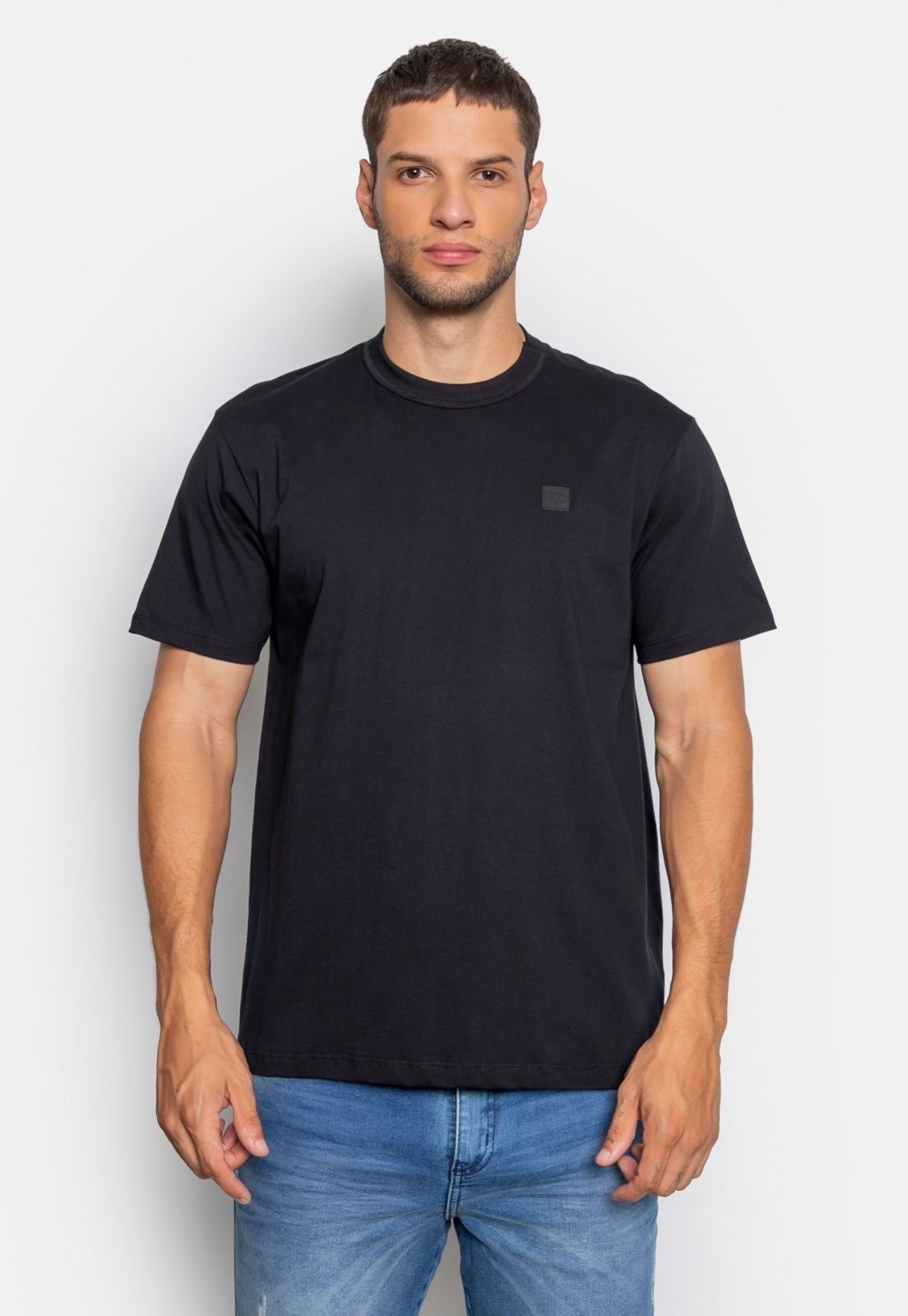 Camiseta Fatal Fashion Basic Rubber Preta