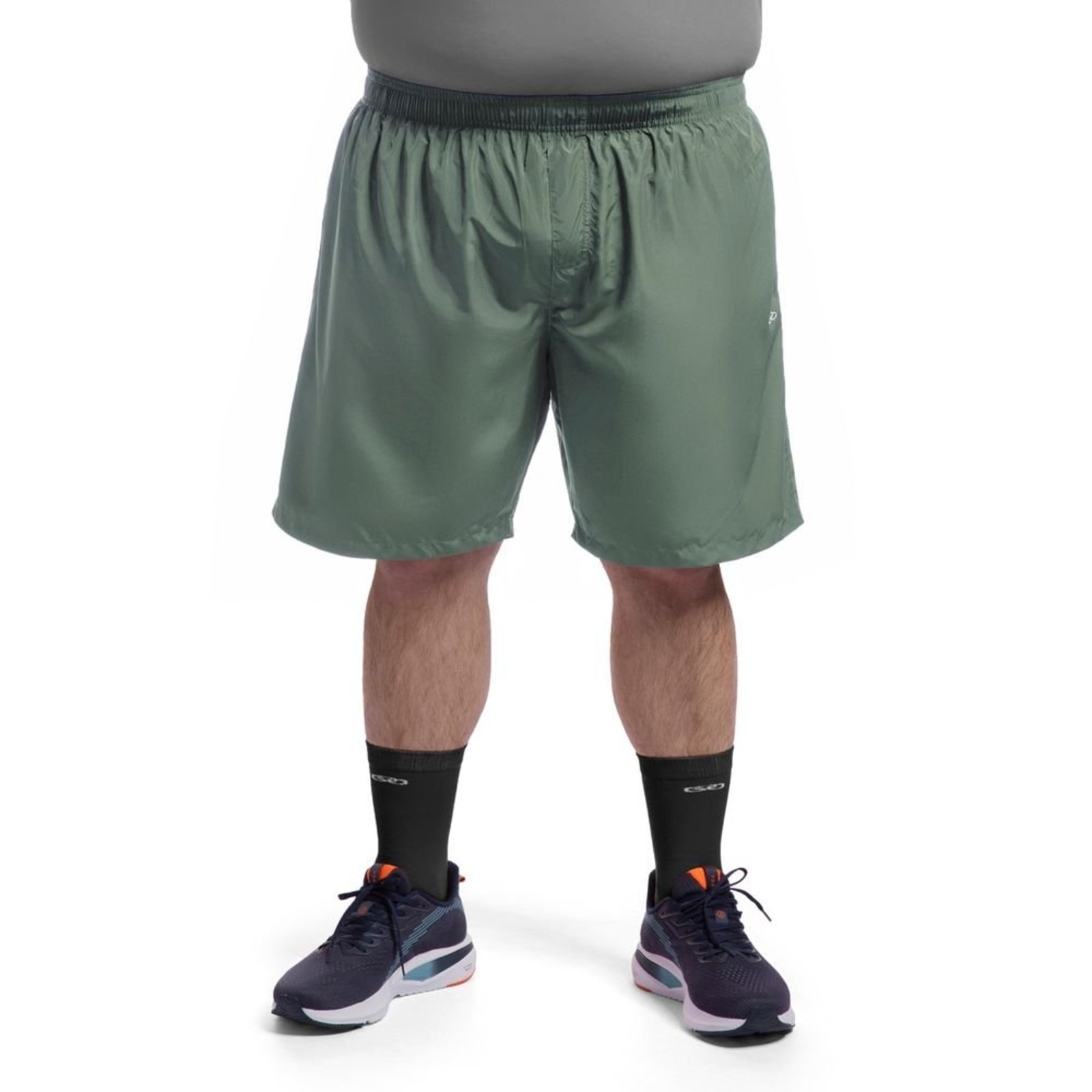 Bermuda Essential 7 Olympikus Plus Size G2 Verde