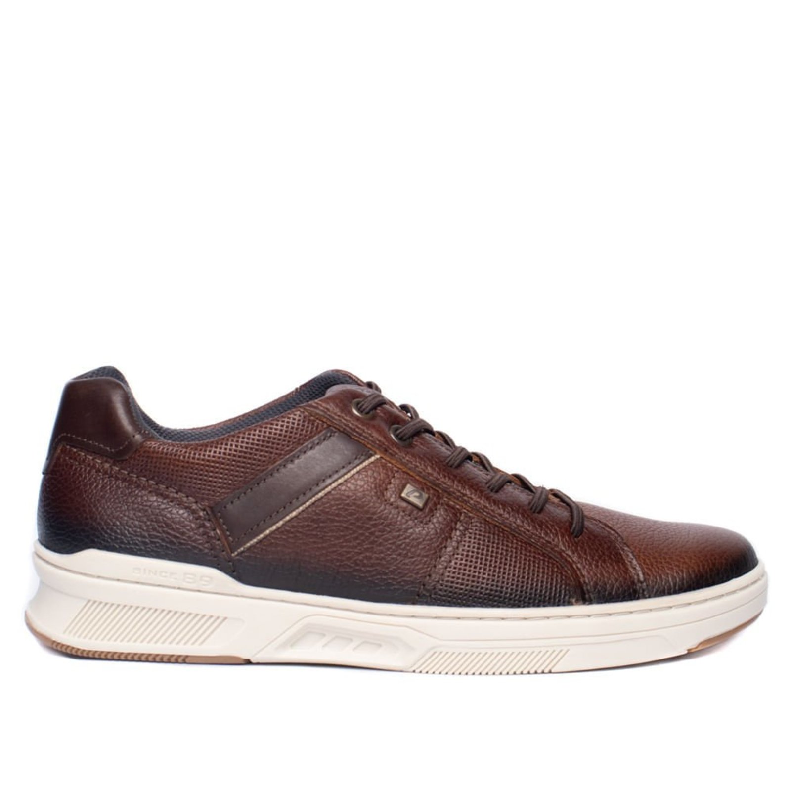 Sapato Masculino Pegada Dubai Napa Marrom Escuro