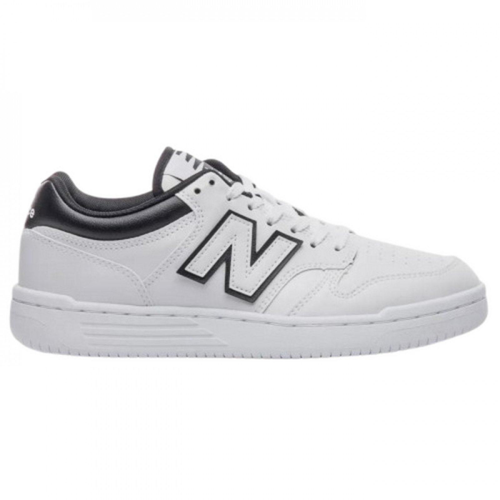 Vista 2 Tênis New Balance 480 Low Masculino preto branco New Balance branco