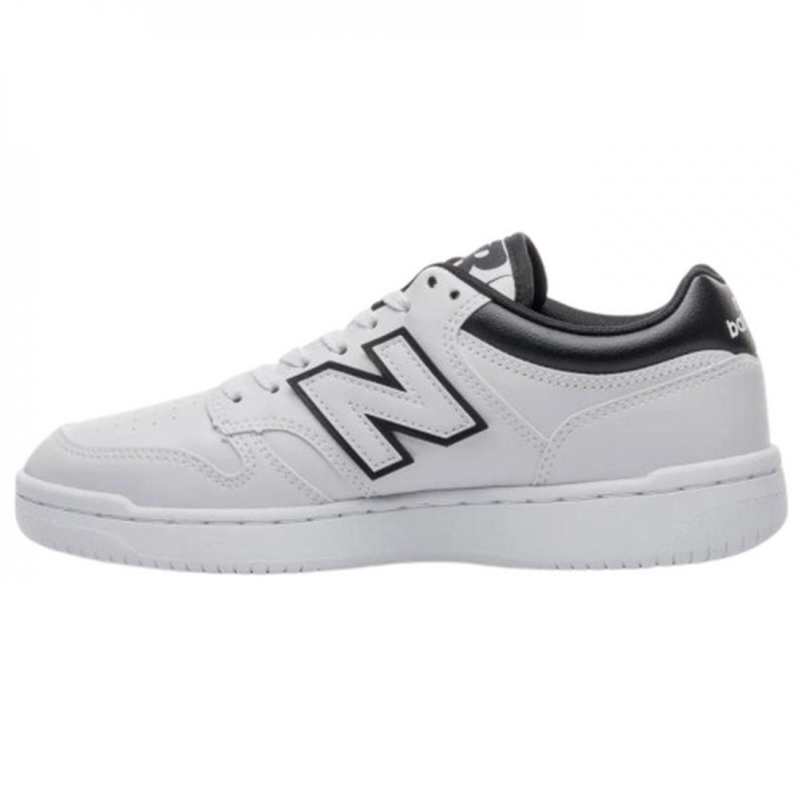 Vista 3 Tênis New Balance 480 Low Masculino preto branco New Balance branco