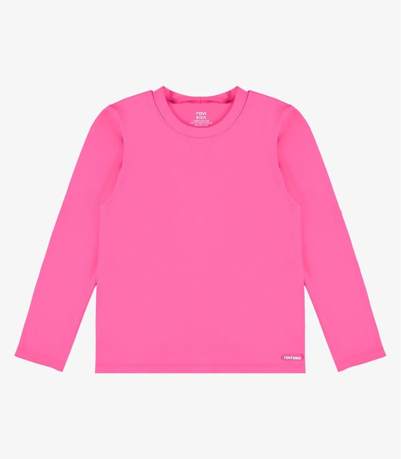 Camiseta Proteção UV Longa Rovi Rosa