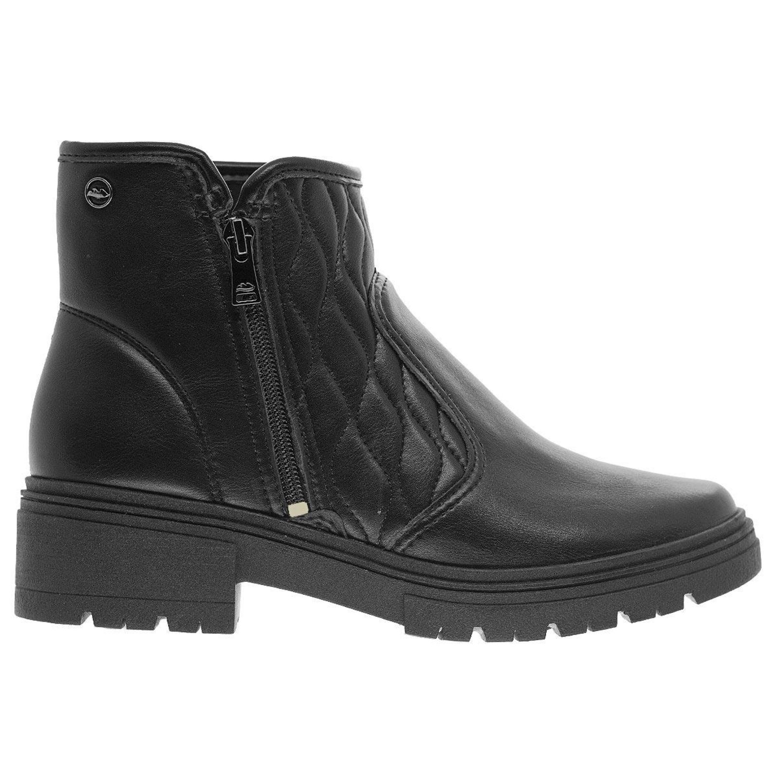 Bota Cano Curto Feminina Tratorado Dakota D2731 Preto