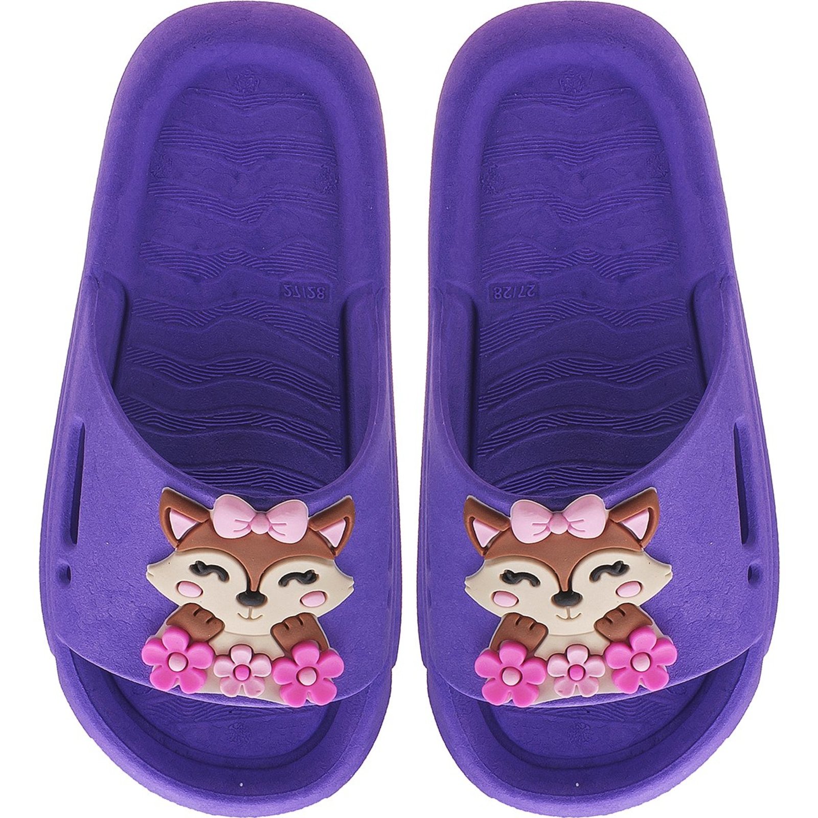 Infantil - Chinelo Nuvem Slide Roxo Raposa tep