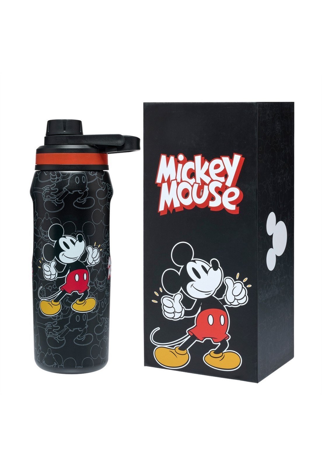 Infantil - Garrafa Térmica Mickey Mouse 550ml Inox Original Disney