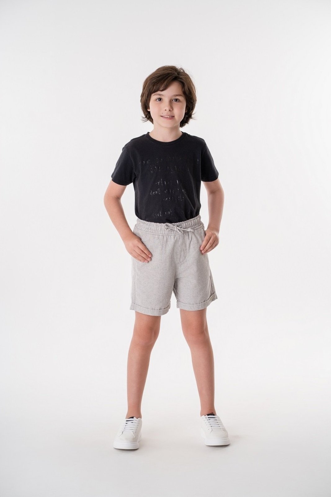 Infantil - Bermuda Menino em Moletinho Jogger