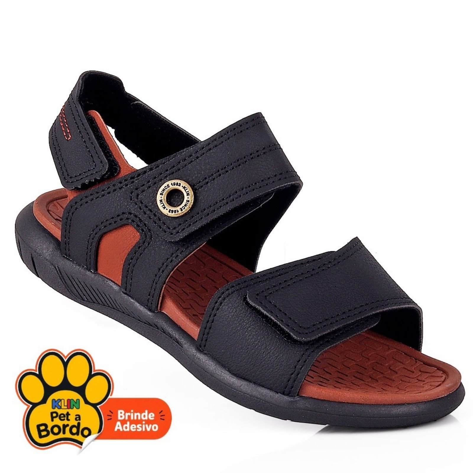 Infantil - Papete Menino Casual Urban Klin - Preto