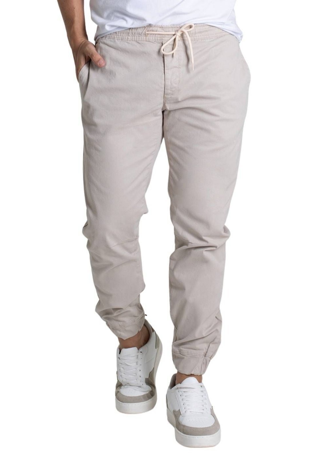 Calça Sarja Sawary Jogger – 279497 – Bege – Sawary