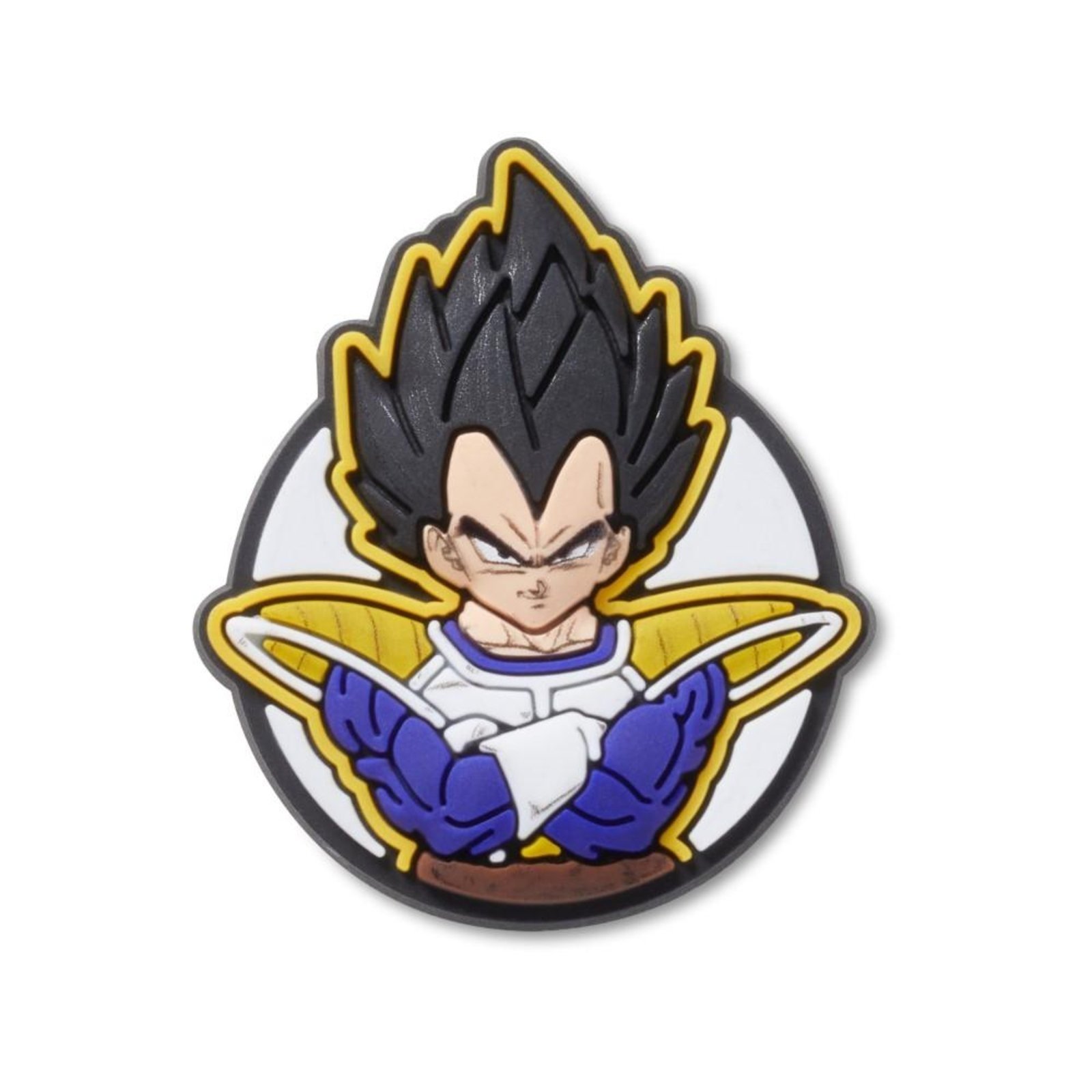Vista 2 Infantil - Jibbitz™Dragon Ball Z Vegeta UNICO Crocs branco