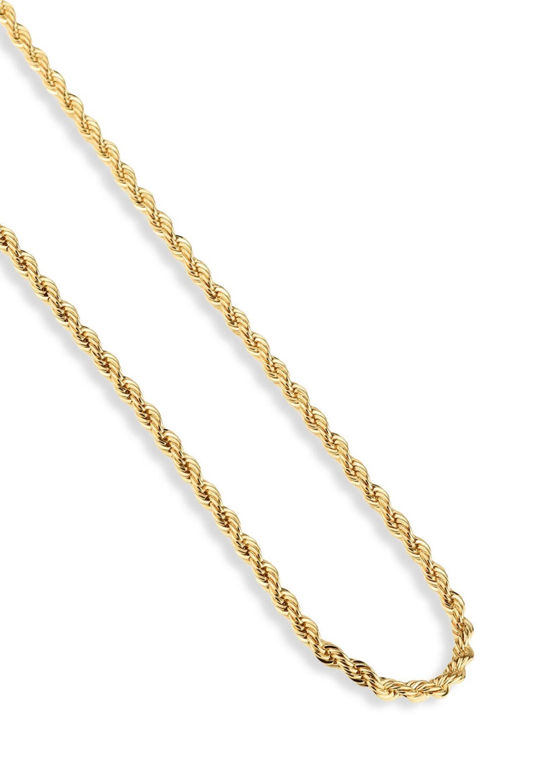 Vista 3 Corrente Semijoia Cordão Baiano Alto Brilho 2Mm Banhado A Ouro 18K Co STORE ORA SEMIJOIAS dourado